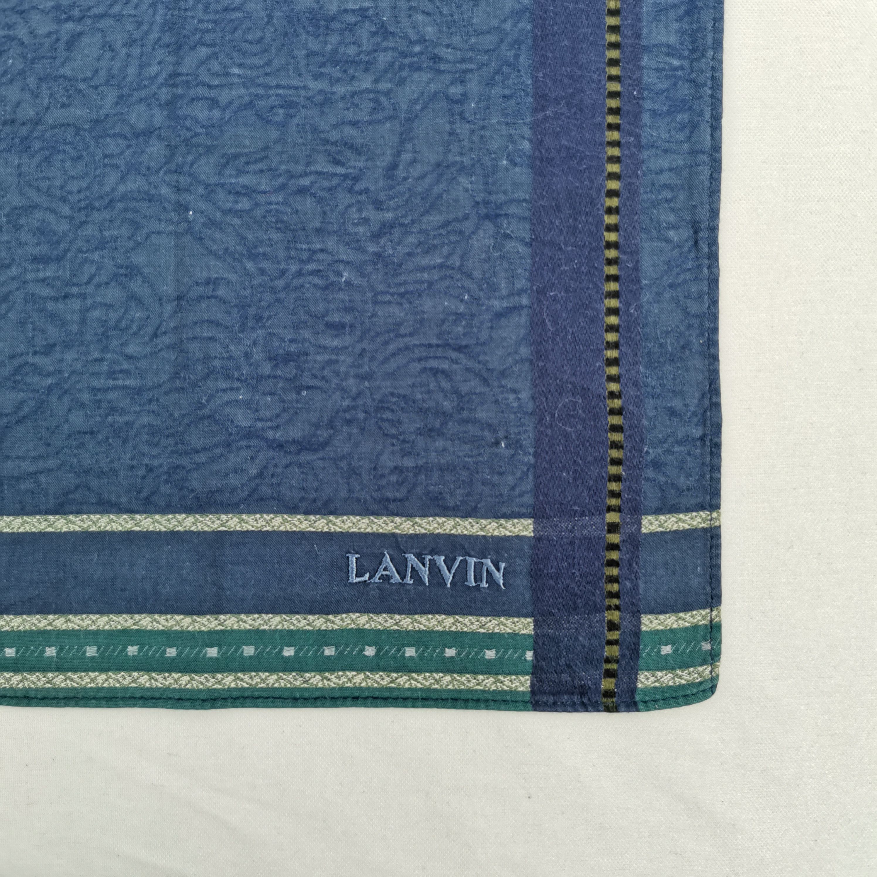 Lanvin Vintage Lanvin Handkerchief Neckerchief Bandana Size ONE SIZE - 3 Thumbnail