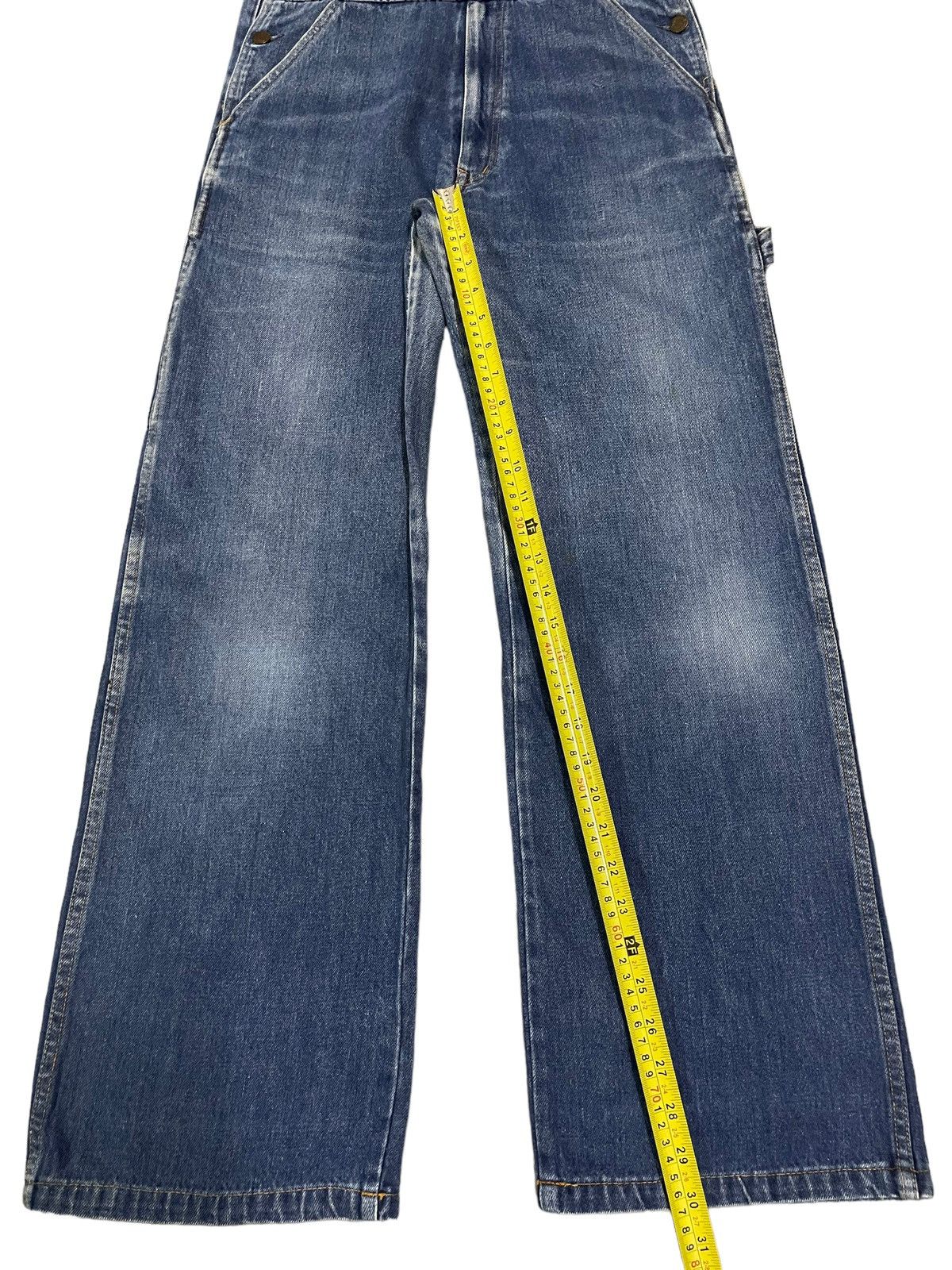 Hysteric Glamour Vintage Japanese Brand Blue Wash Style Denim Overall Size US 31 - 13 Thumbnail