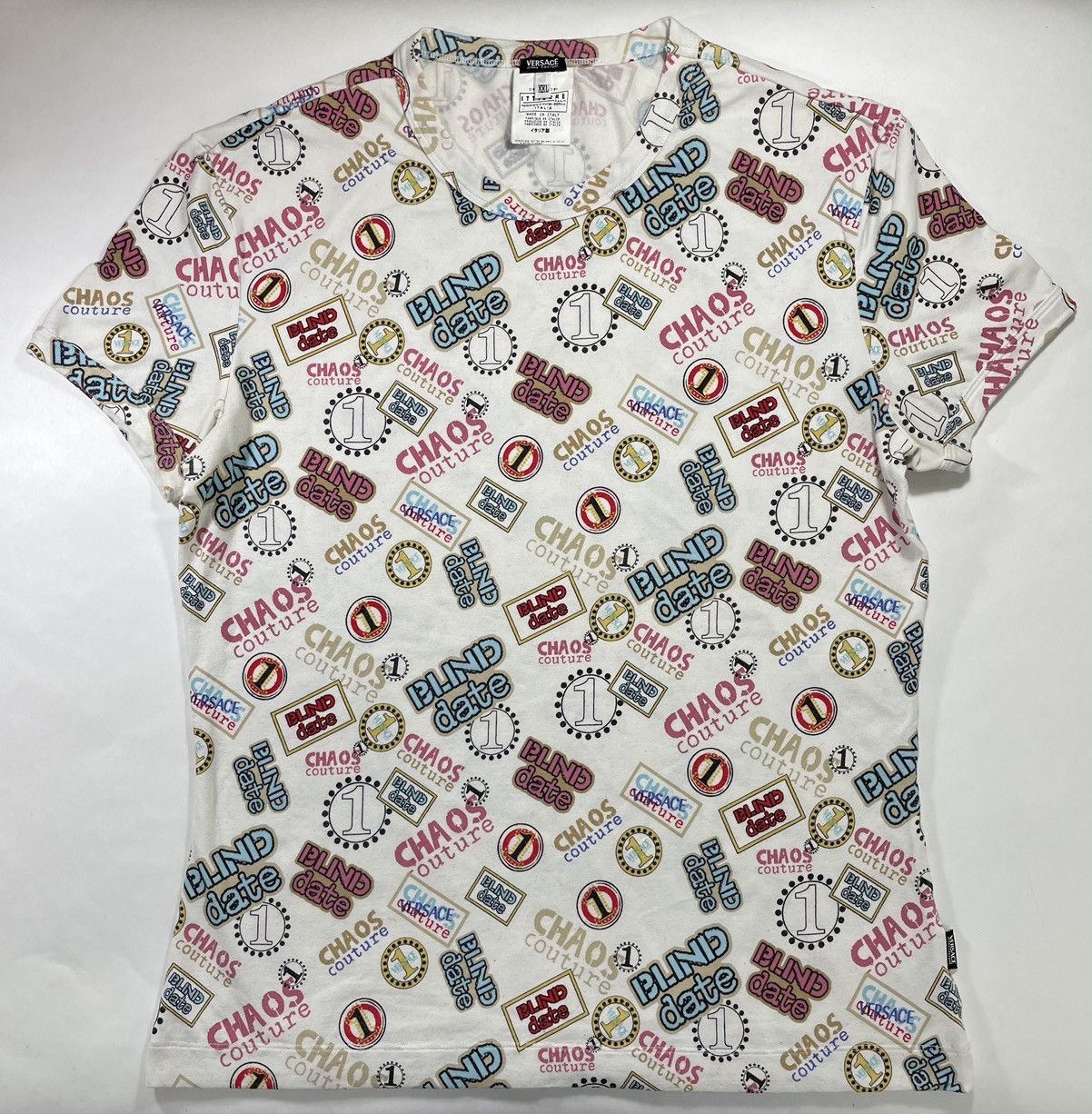 Versace rare versace blind date t shirt Size US L / EU 52-54 / 3 - 1 Thumbnail