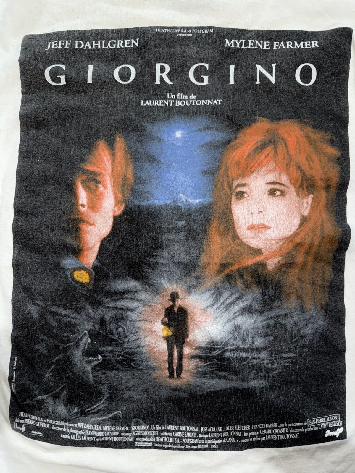 Vintage VINTAGE 90S GIORGINO MOVIE T-SHIRT Size US XL / EU 56 / 4 - 5 Thumbnail