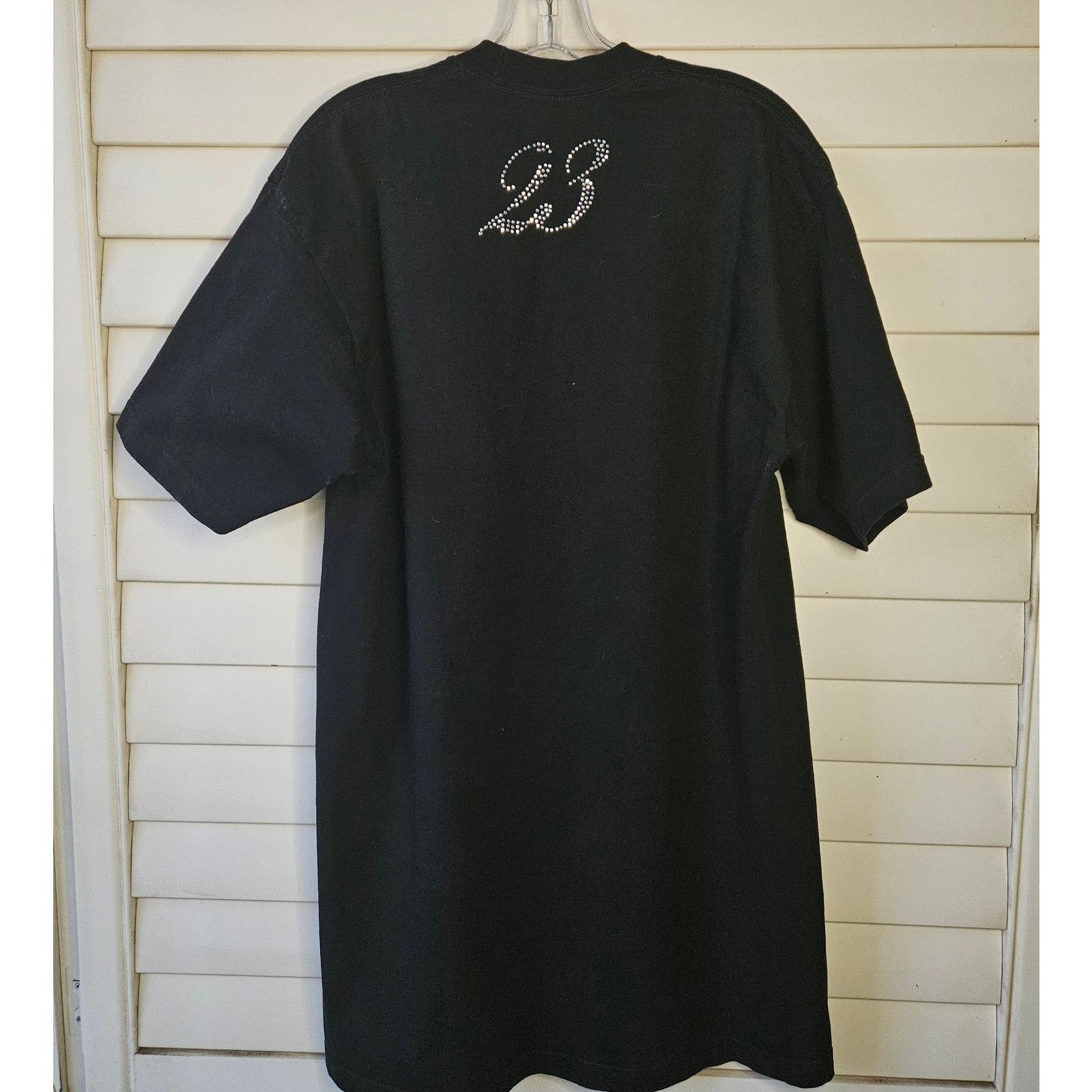 Vintage 90s Vtg Michael Jordan Chicago Bulls Black Tshirt Just Do It Size US XL / EU 56 / 4 - 11 Thumbnail