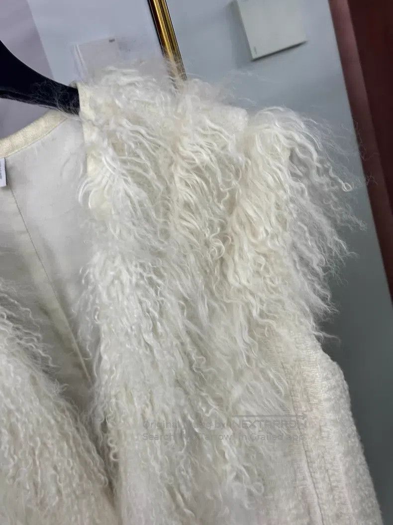 Helmut Lang Furry Vest Jacket