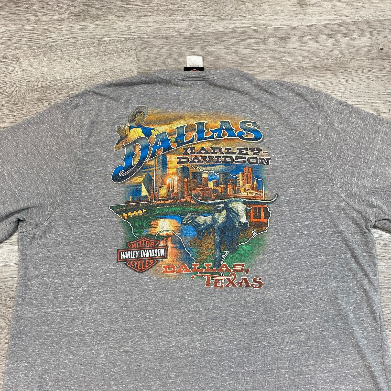 Harley Davidson Harley Davidson Motorcycles Dallas Texas Longhorn Shirt 3XL Size US XXL / EU 58 / 5 - 3 Thumbnail