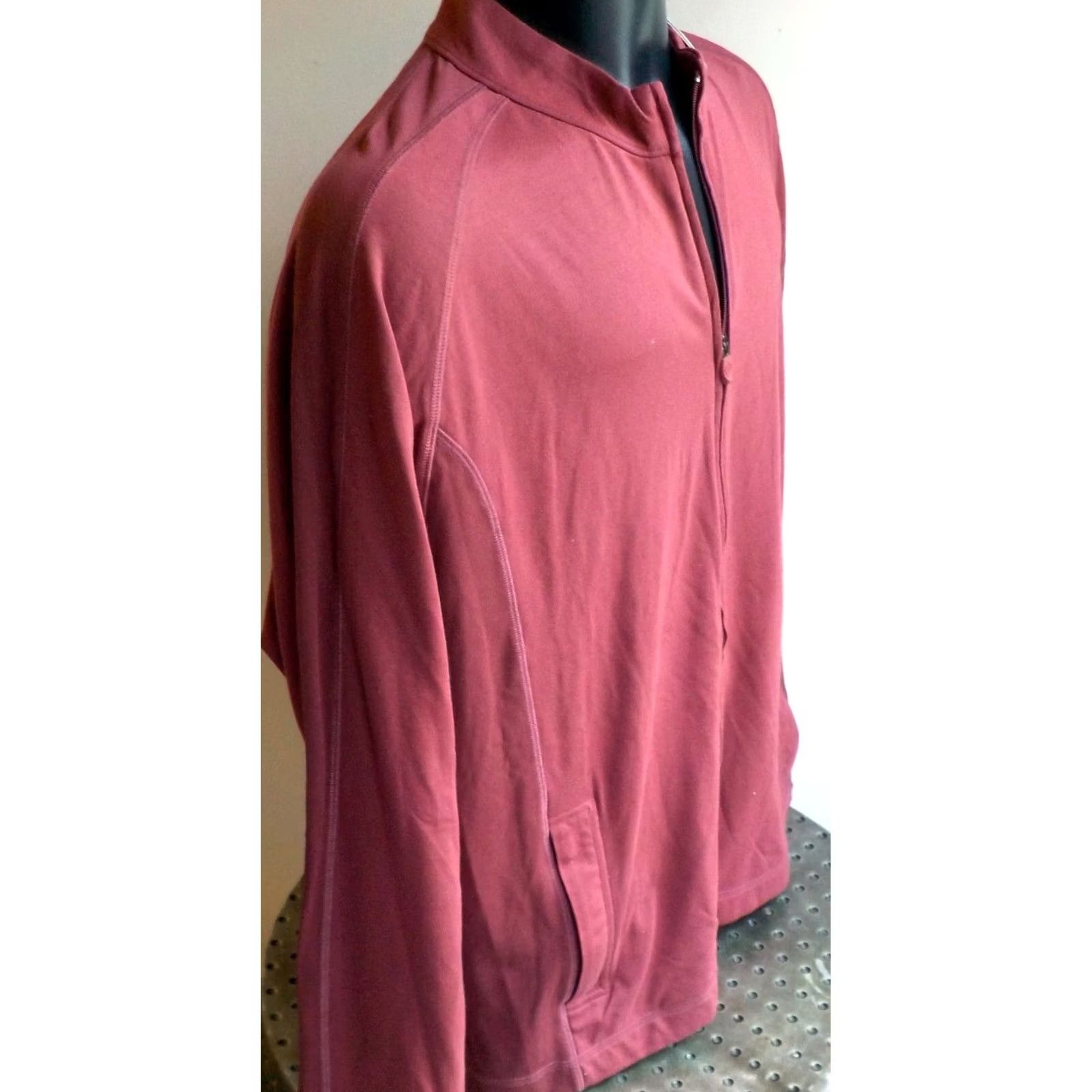 Life is Good Life is Good Full Zip Jacket Shirt Rhubarb L Mens NWT Activewear Short Sleeve? Size US L / EU 52-54 / 3 - 3 Thumbnail