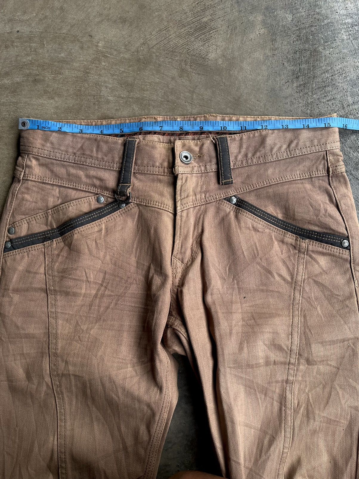 14th Addiction NCFM Nicole Club For Men Japanese Flare BootCut Cowboy Pants Size US 30 / EU 46 - 14 Thumbnail