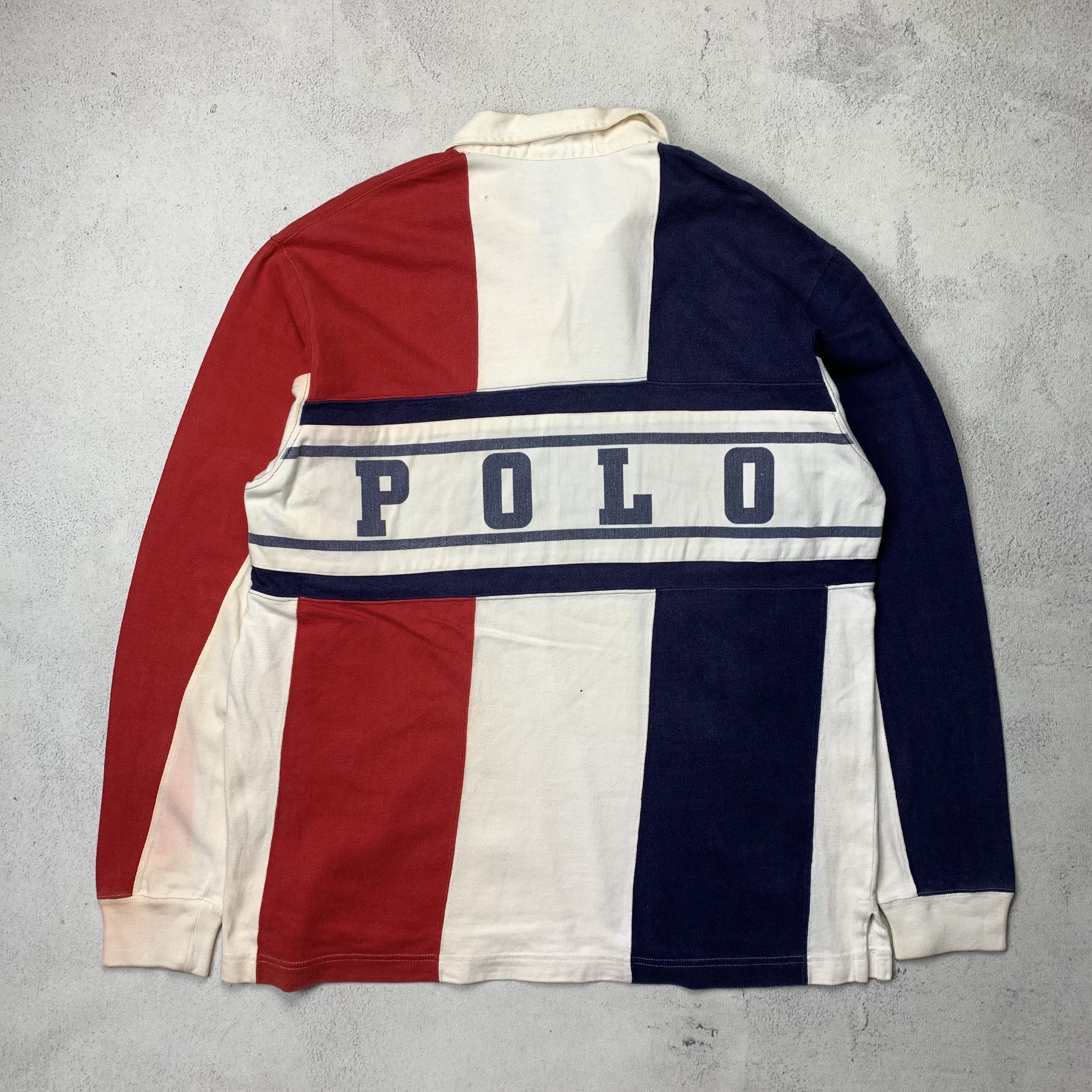 Polo Ralph Lauren Vintage Polo Ralph Lauren Rugby Shirt Size US M / EU 48-50 / 2 - 1 Thumbnail