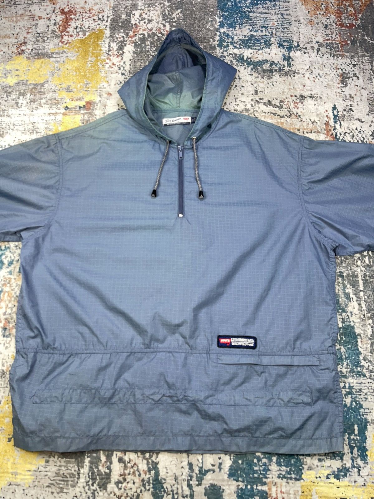 Levi's Vtg Levis Strauss Anorak Ripstop Pull Over Windbreaker Size US L / EU 52-54 / 3 - 4 Thumbnail