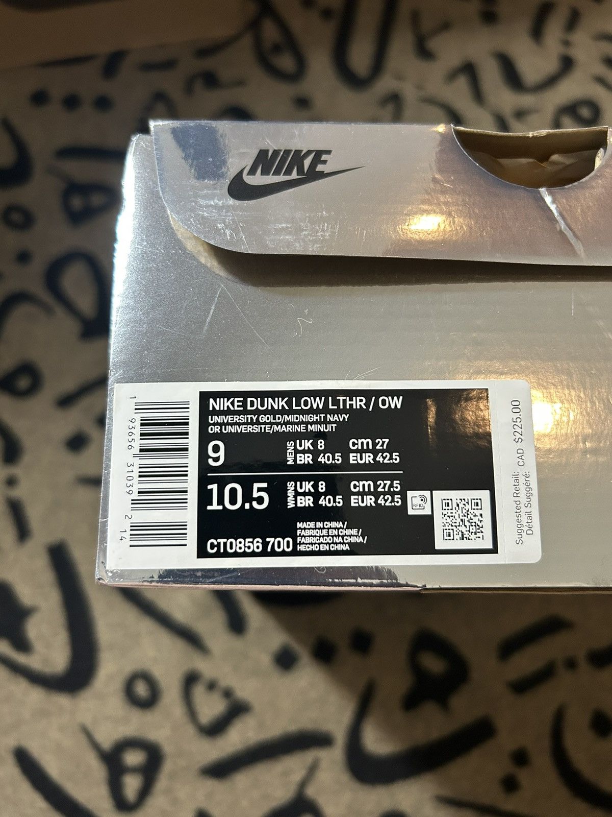 Nike × Off-White NIKE x OFF-WHITE Virgil Abloh Dunk low Size US 9 / EU 42 - 18 Thumbnail