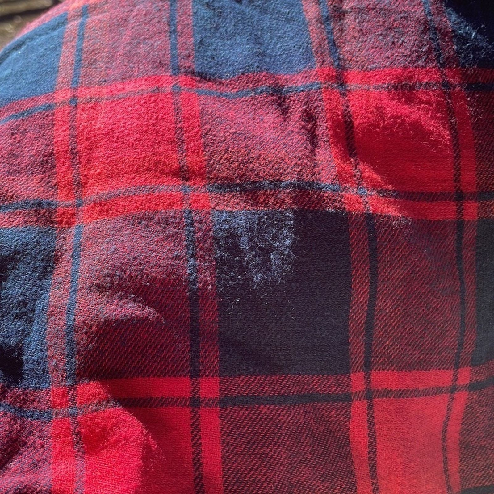 Other Alexander Del Rossa Red Plaid Flannel Shirt Size Large Size US L / EU 52-54 / 3 - 12 Thumbnail