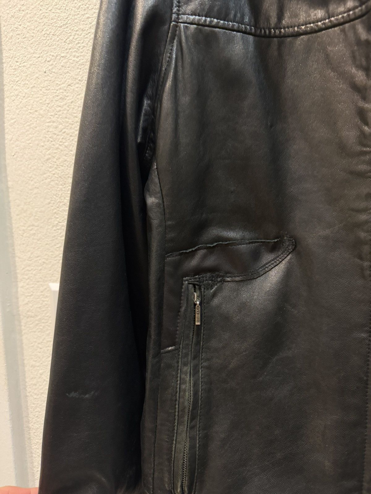 Balenciaga 90s Vintage Leather Zip Up Jacket 3 Size US M / EU 48-50 / 2 - 3 Thumbnail