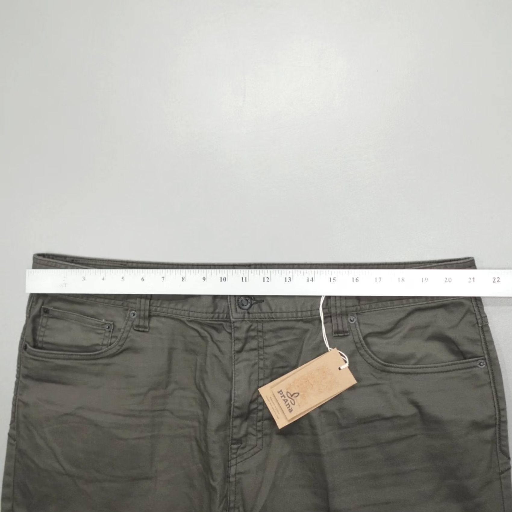 Prana prAna Slim Fit Straight Leg Bridger Denim Jeans Men's Size 42x32 Olive Green Jeans Mens Slim Straight 42 32 Green Size US 42 / EU 58 - 5 Thumbnail