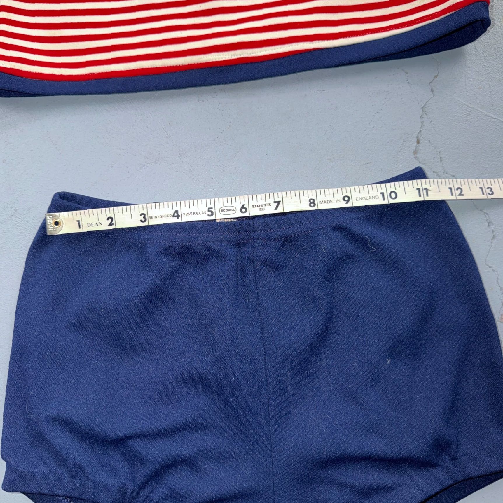 Vintage VINTAGE Carol 2 Piece Swimsuit Bikini Built In Bra 1960s 70s One Piece Bathing Suit Navy Blue S Womens Size S / US 4 / IT 40 - 4 Thumbnail