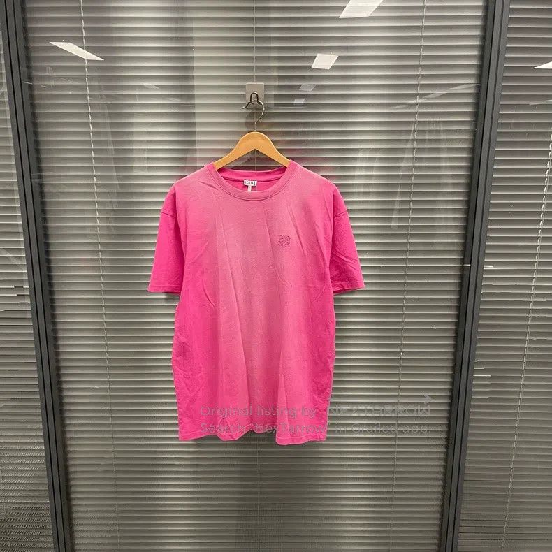Loewe Loewe Gradient Pink Water Embroidery Logo Short Sleeve Size M / US 6-8 / IT 42-44 - 1 Thumbnail