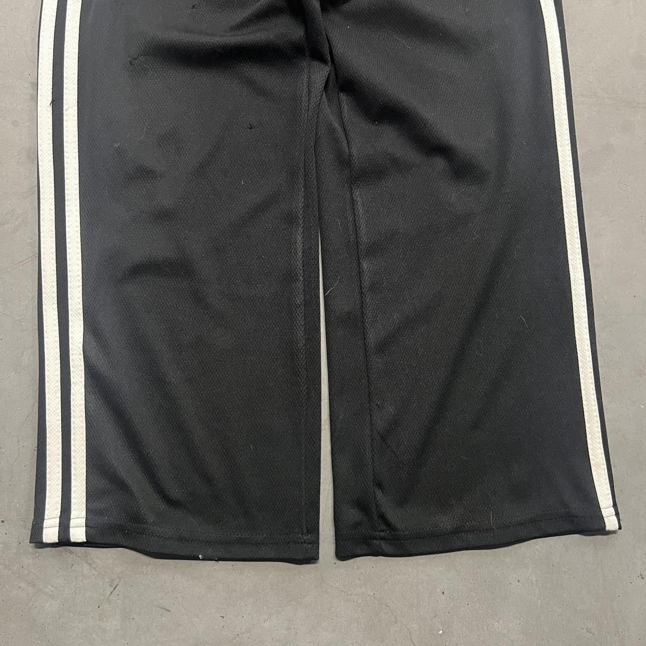 Vintage Vintage Y2K/2000s Baggy Made In USA Striped Black Sweatpants with pockets! Size US 36 / EU 52 - 3 Thumbnail