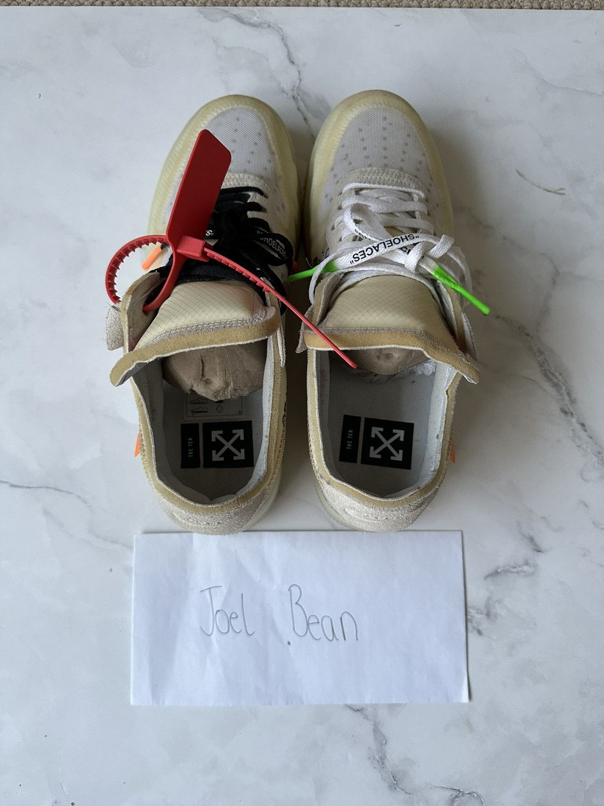 Nike × Off-White Nike Off White Air Force 1 Low Size US 9.5 / EU 42-43 - 5 Thumbnail