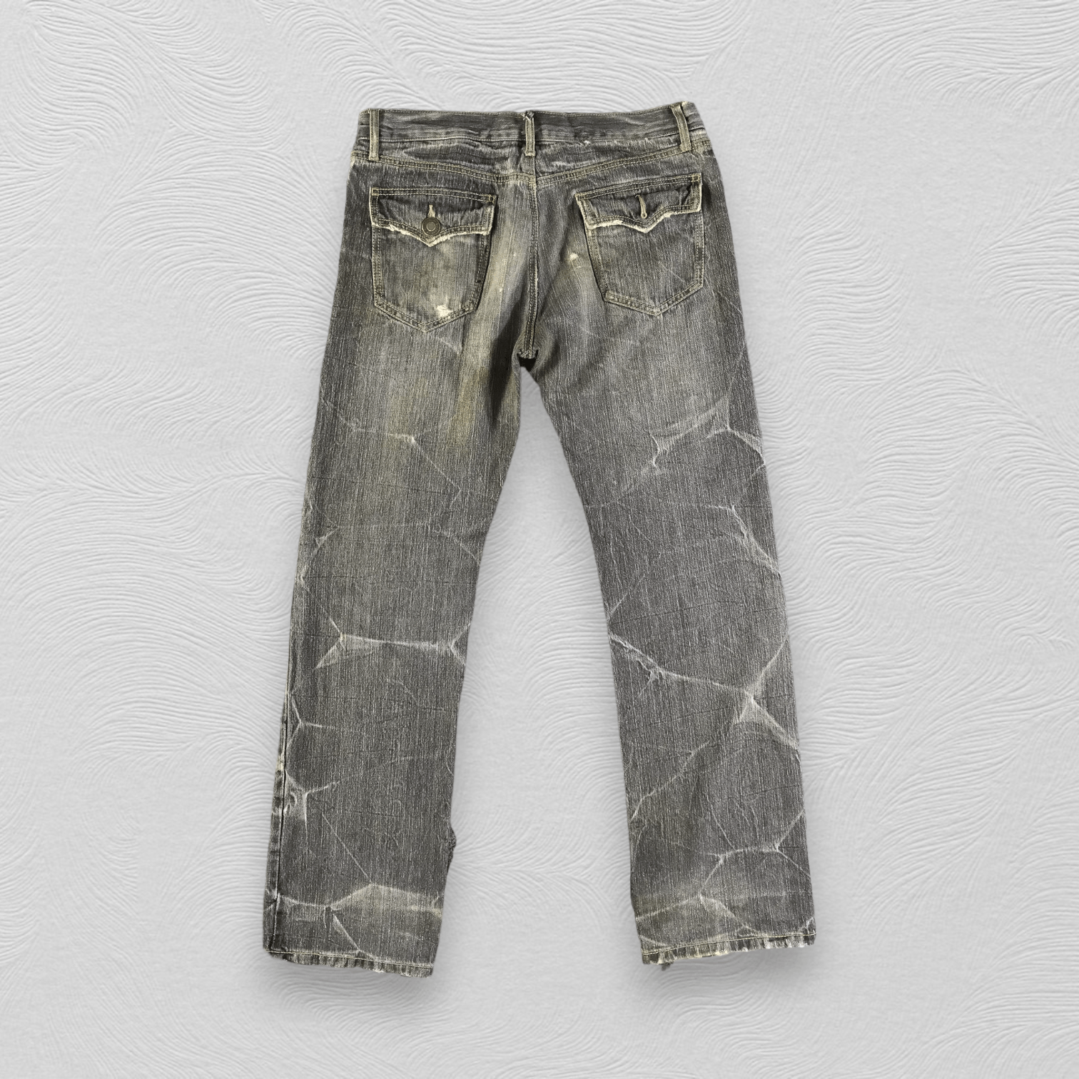 Japanese Brand Vintage Japanese Jeans Faded Black Denim KJ2446 Size US 32 / EU 48 - 2 Thumbnail