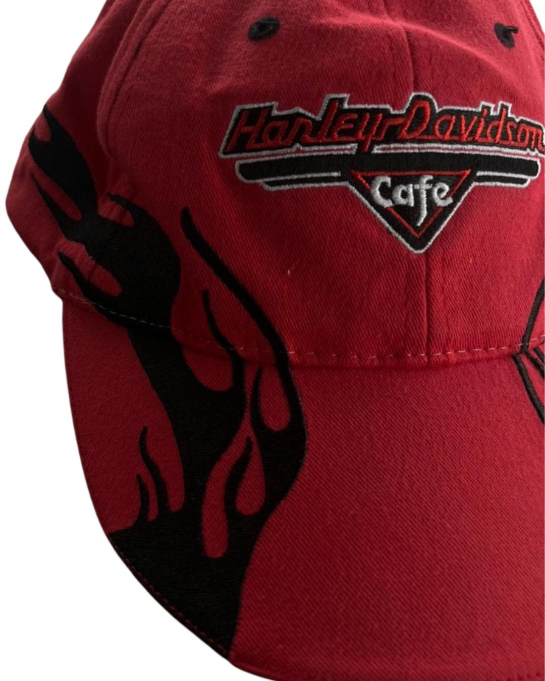 Harley Davidson 00s Harley Davidson Cafe Flame Caps LA Size ONE SIZE - 1 Thumbnail