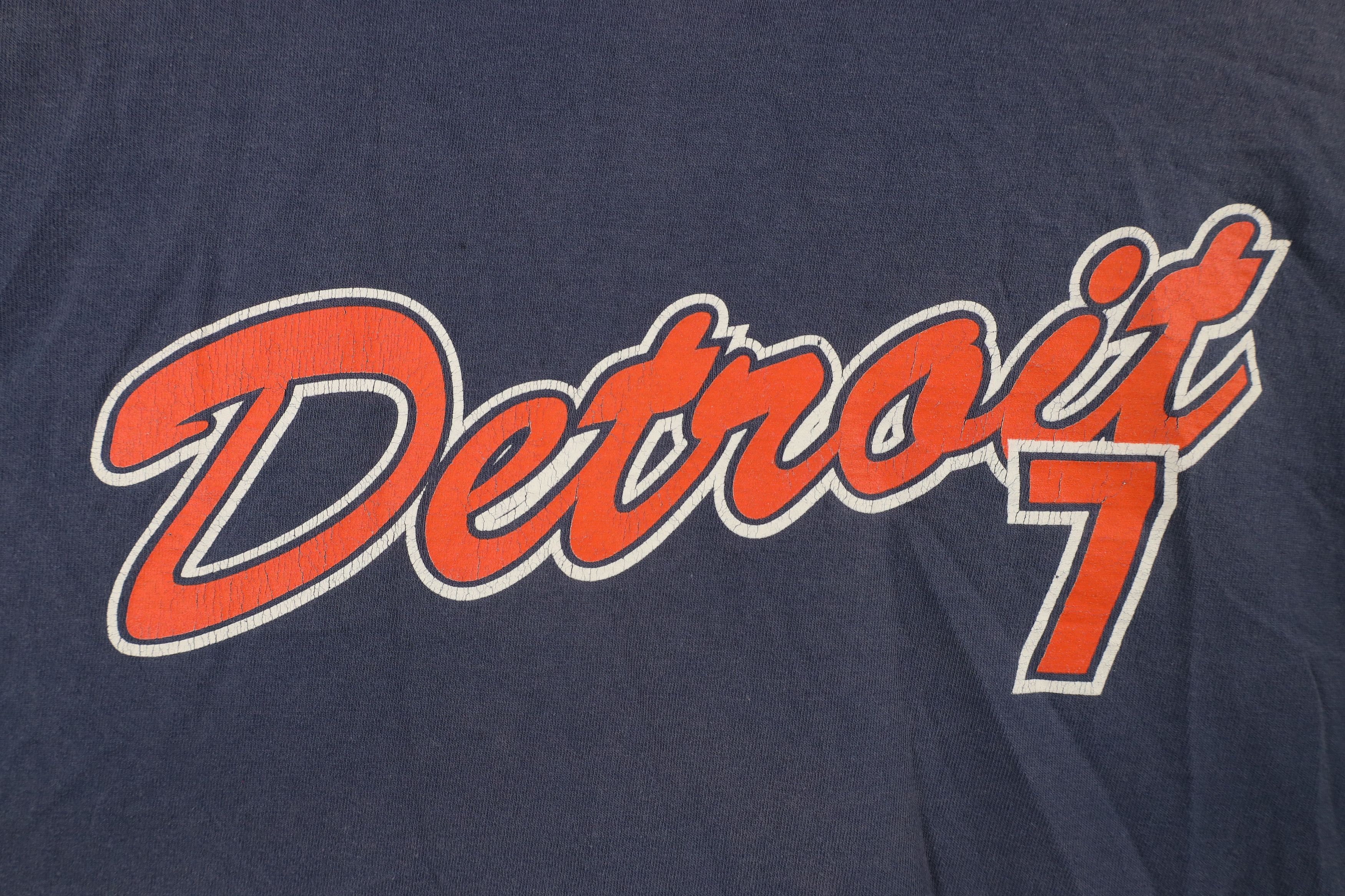 Vintage Vintage Y2K 2004 Pudge Rodriguez Detroit Tigers T-Shirt Blue Size US XL / EU 56 / 4 - 4 Thumbnail