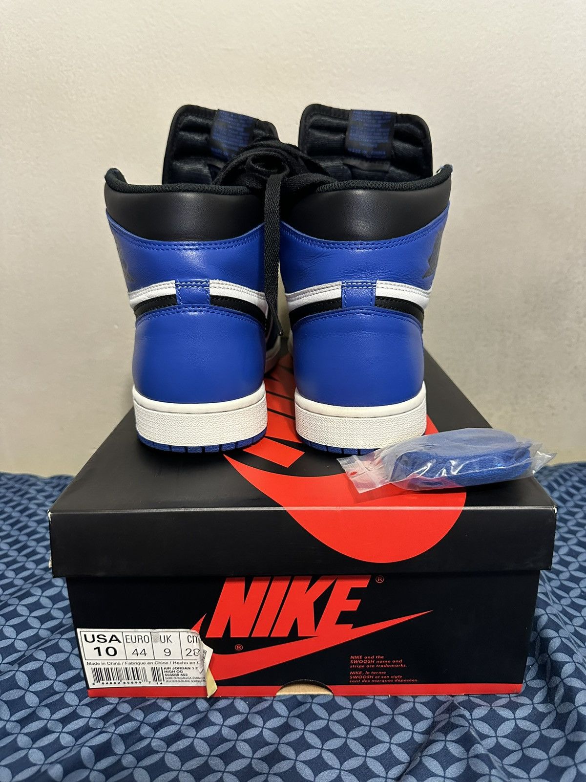Jordan Brand × Nike Air Jordan 1 Game Royal Size US 10 / EU 43 - 3 Thumbnail