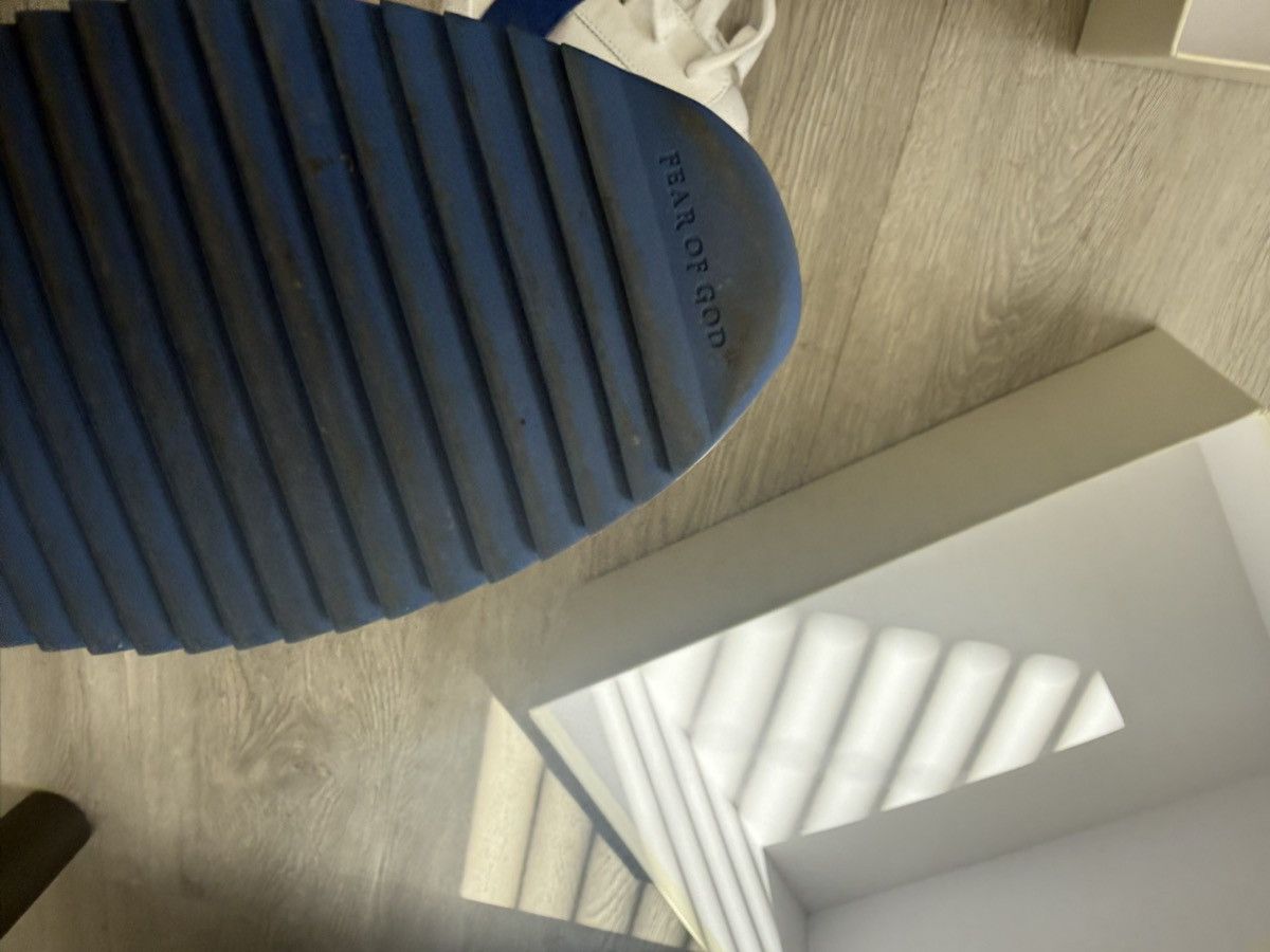 Fear of God fear of god White blue bball leather sneaker Size US 12 / EU 45 - 5 Thumbnail