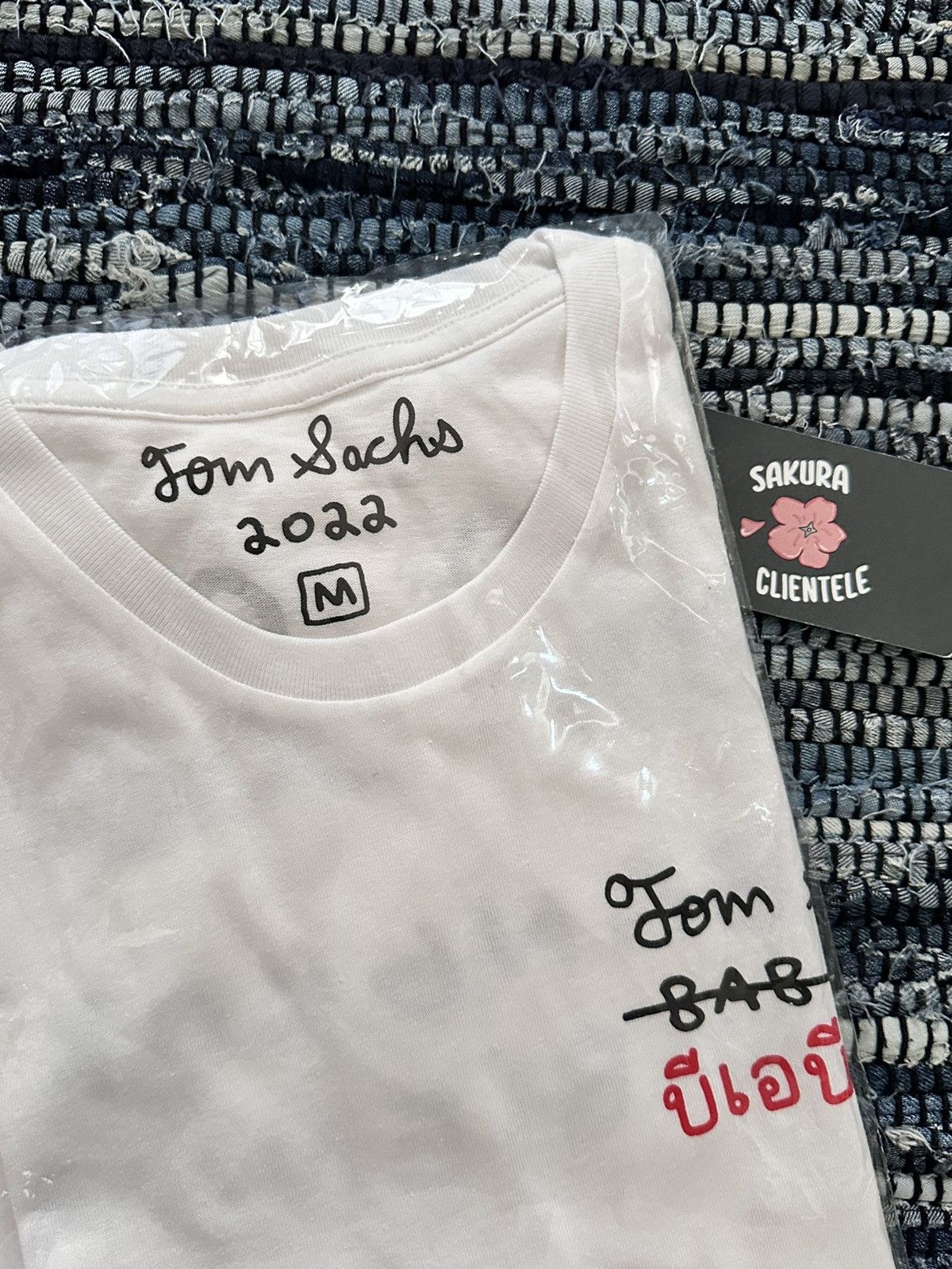 Tom Sachs Tom Sachs White Bangkok Exclusive Art Biennale Tee Shirt Size US M / EU 48-50 / 2 - 4 Thumbnail