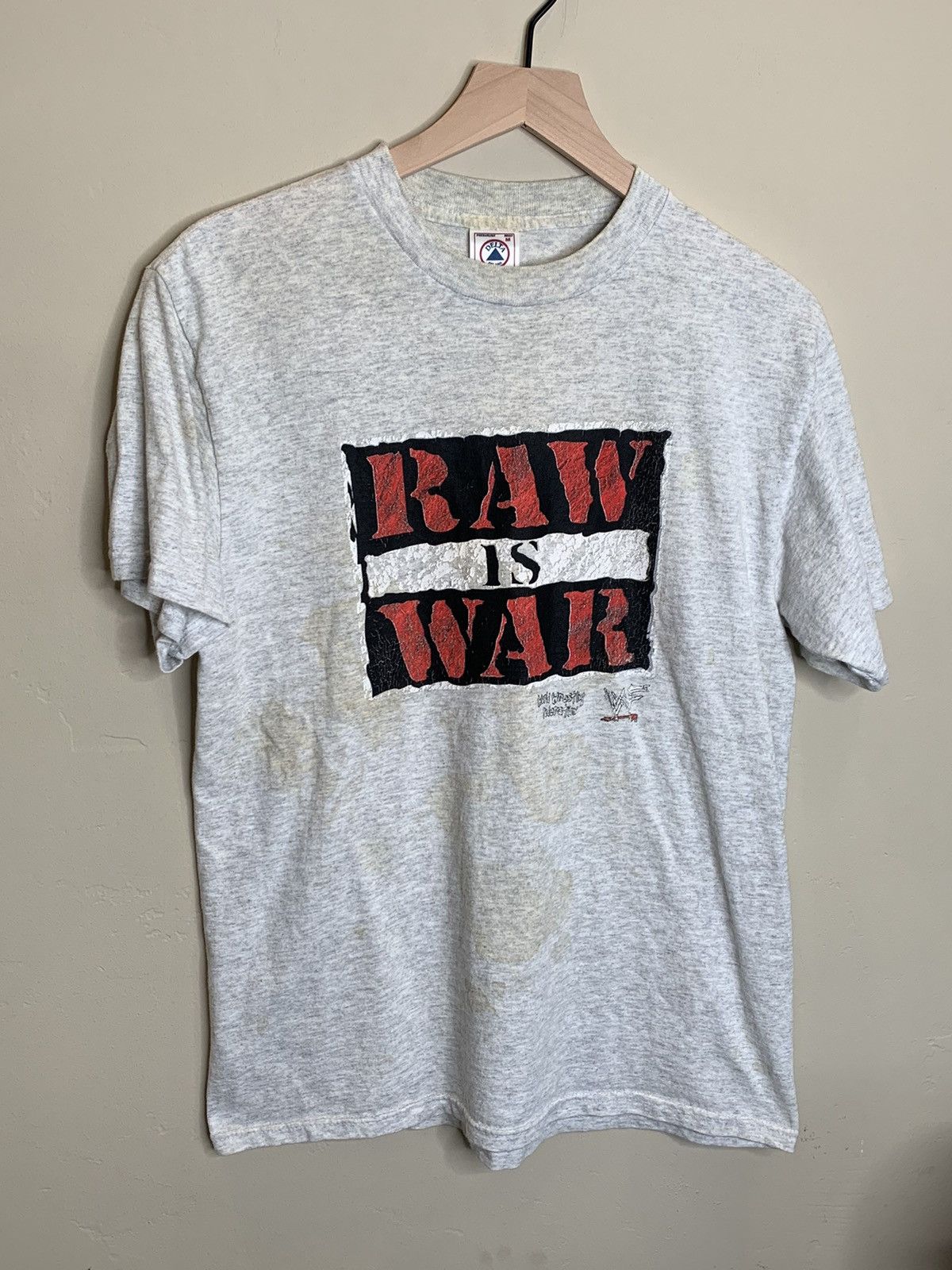 Vintage × WWE × WWF *RARE* Vintage WWF RAW IS WAR WWE Wrestling Promo T-Shirt M Size US M / EU 48-50 / 2 - 1 Thumbnail