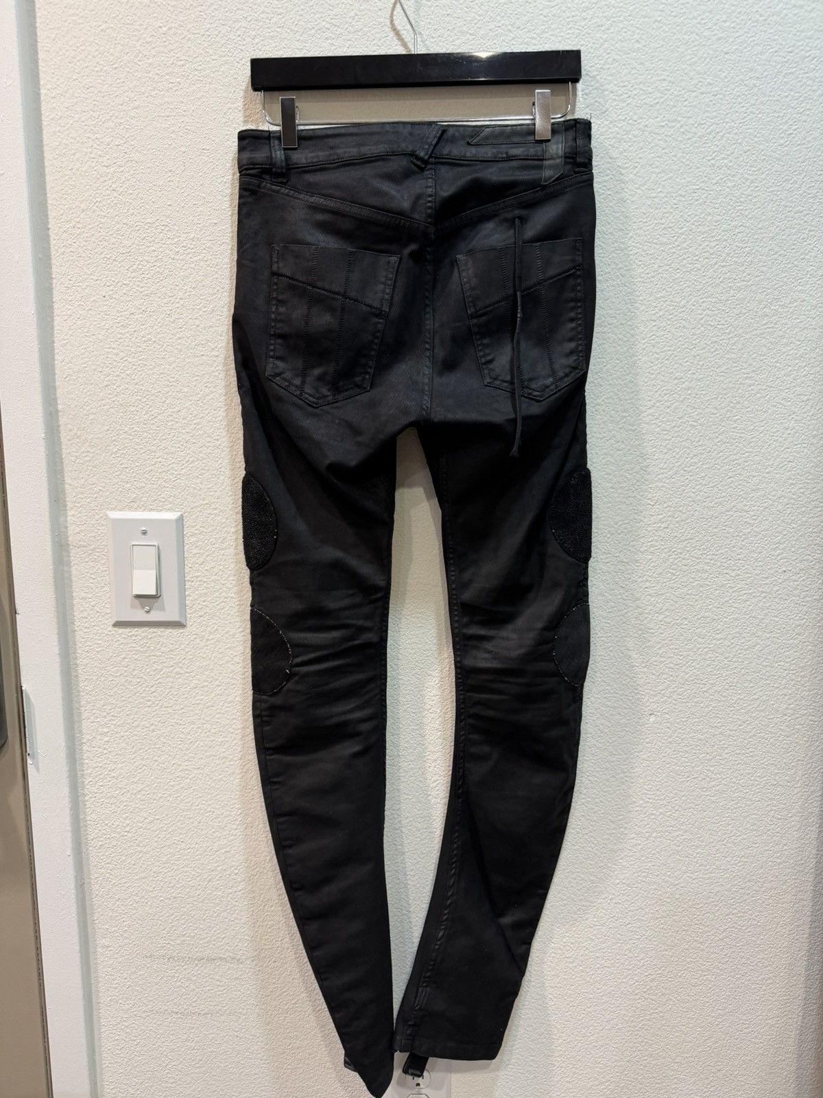 11 By Boris Bidjan Saberi Boris J Cut Waxed Denim Jeans Size US 30 / EU 46 - 5 Thumbnail