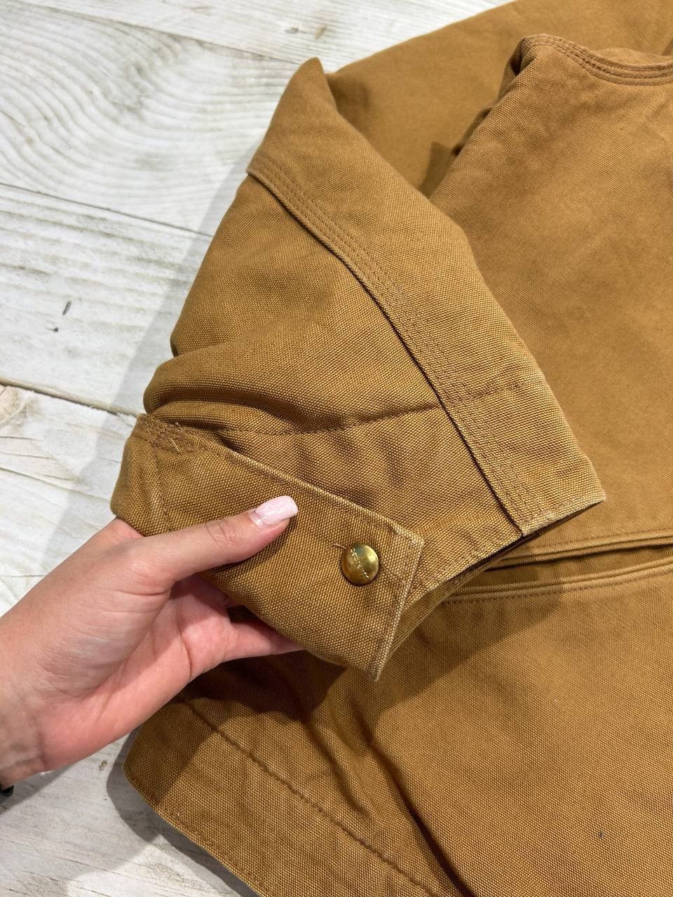 Carhartt Vintage Carhartt Detroit Jacket Work 90s Orenge/Brown Size US XXL / EU 58 / 5 - 15 Thumbnail