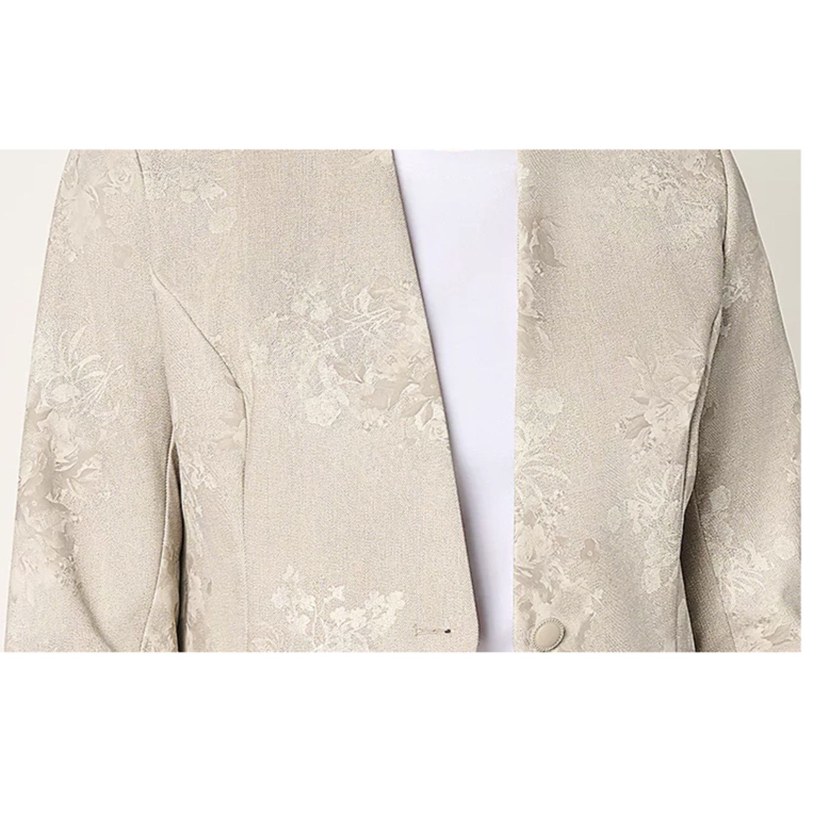 BCBGeneration Attitudes by Renee Printed Faux Leather Blazer M A707020 Size M / US 6-8 / IT 42-44 - 2 Thumbnail