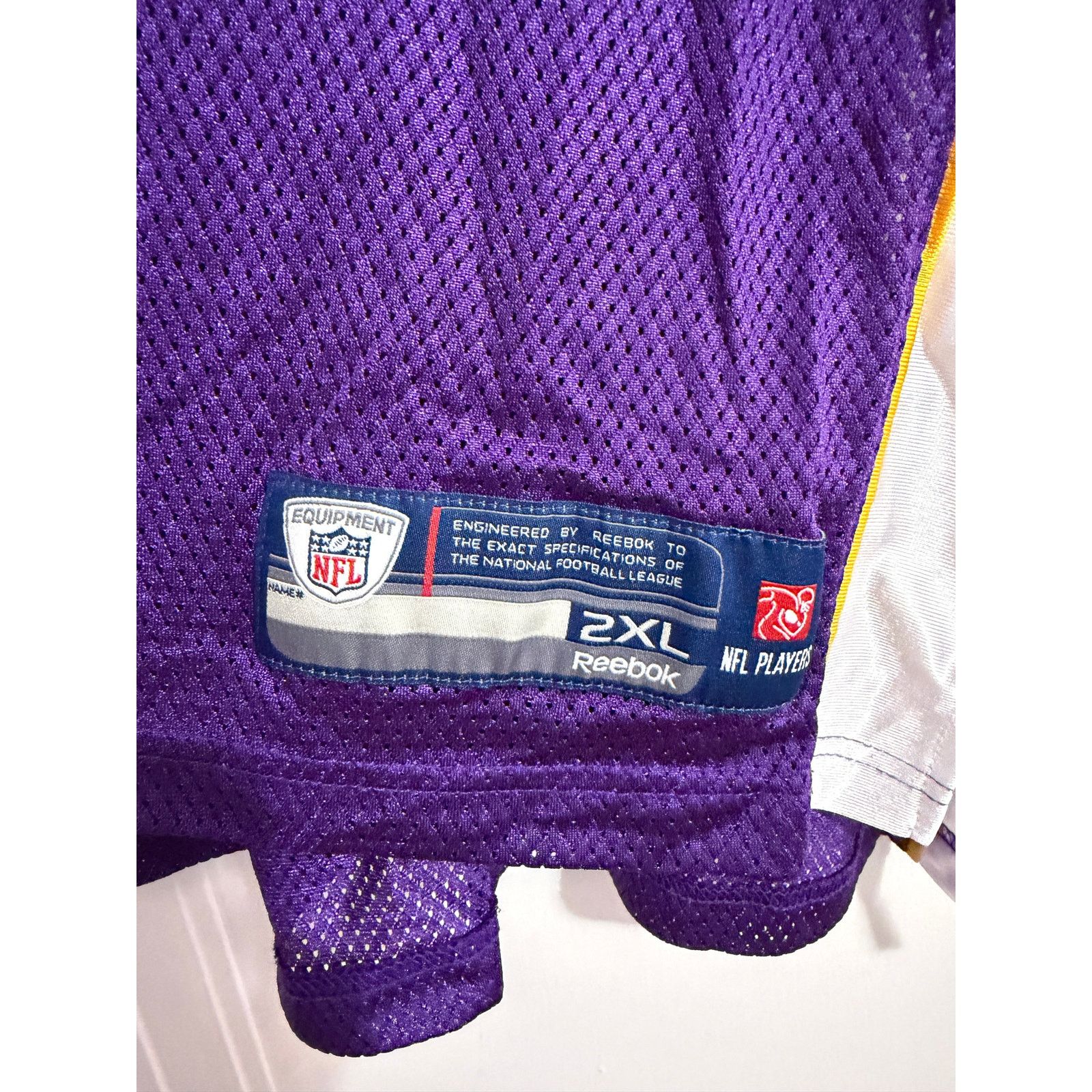 Reebok Throwback Christian Ponder Minnesota Vikings Jersey Size XXL Size US XXL / EU 58 / 5 - 5 Thumbnail