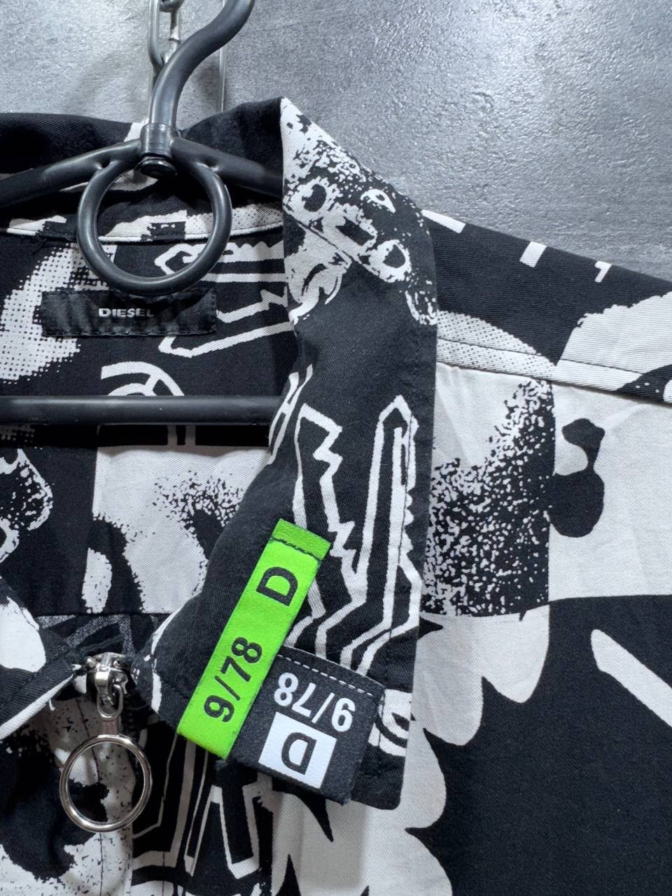 Diesel Diesel S-Krutz Allover Graphic Print Zip Pocket Shirt Jacket Size US L / EU 52-54 / 3 - 10 Thumbnail