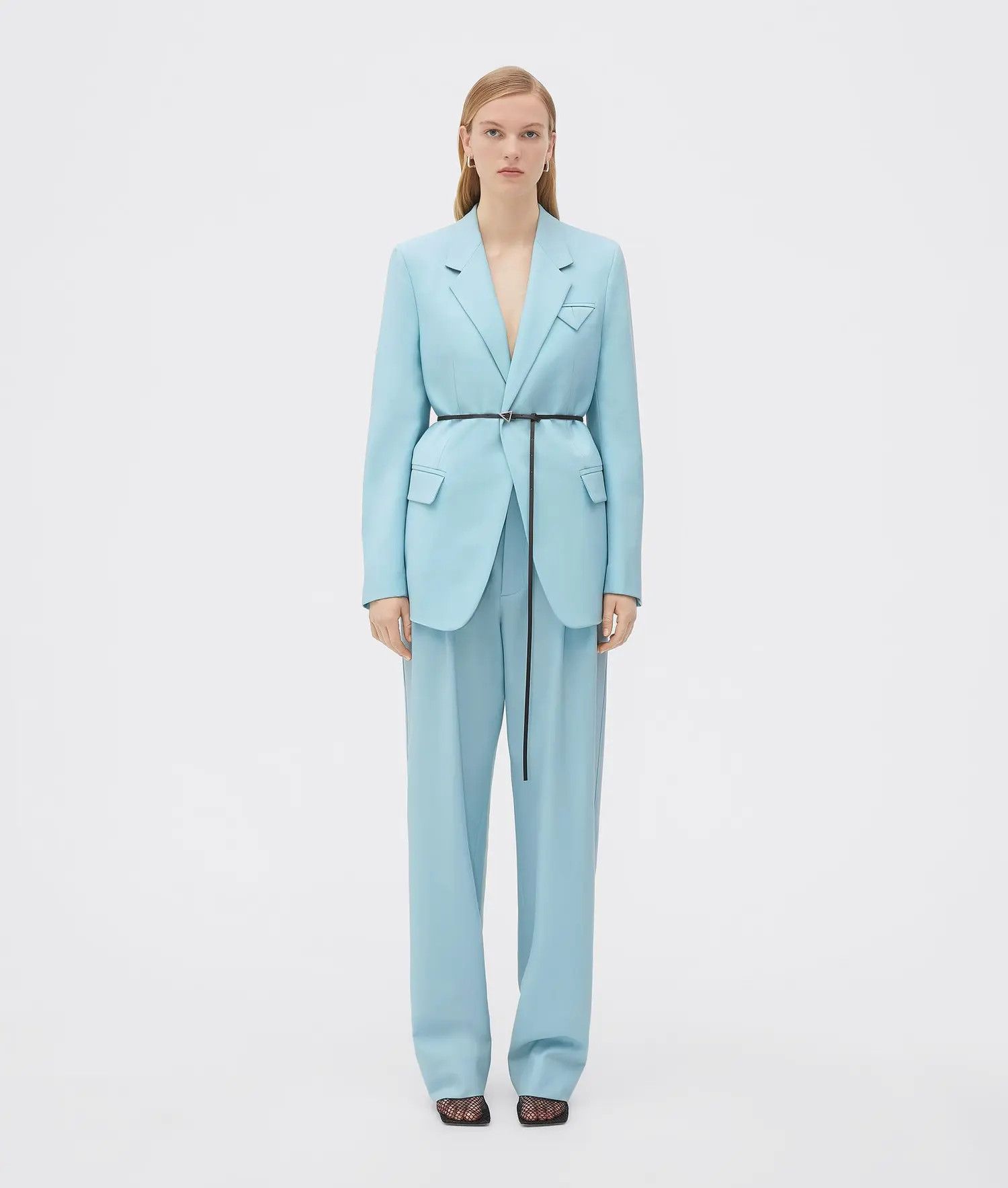Bottega Veneta o1loc1c0824 708835 Jacket in Light Blue Size M / US 6-8 / IT 42-44 - 2 Thumbnail