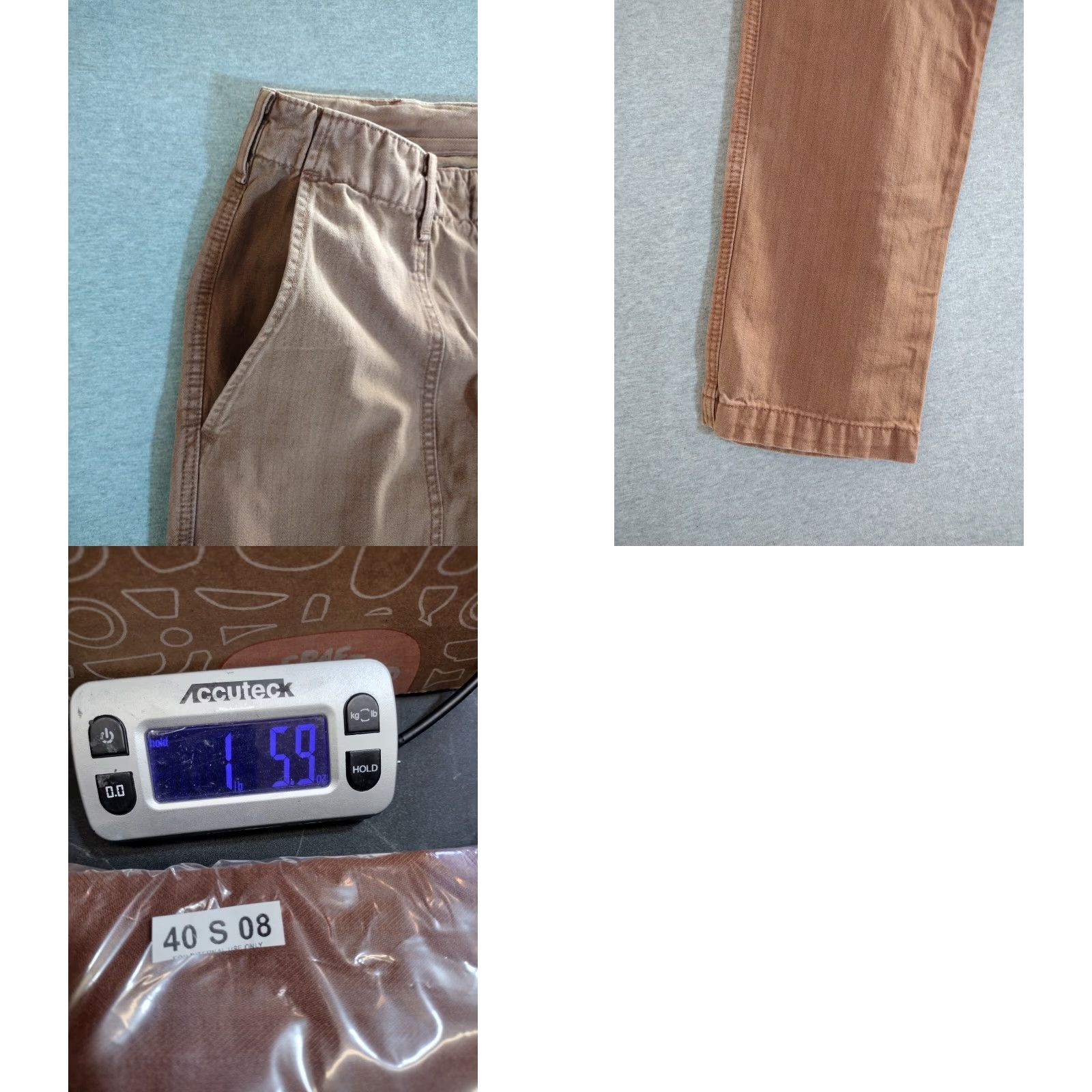 Abercrombie & Fitch Abercrombie & Fitch Worker Pants Cargo Men Rose 34X42 Cargo Pants Rose Abercrombie & Fitch Men Size US 34 / EU 50 - 8 Thumbnail