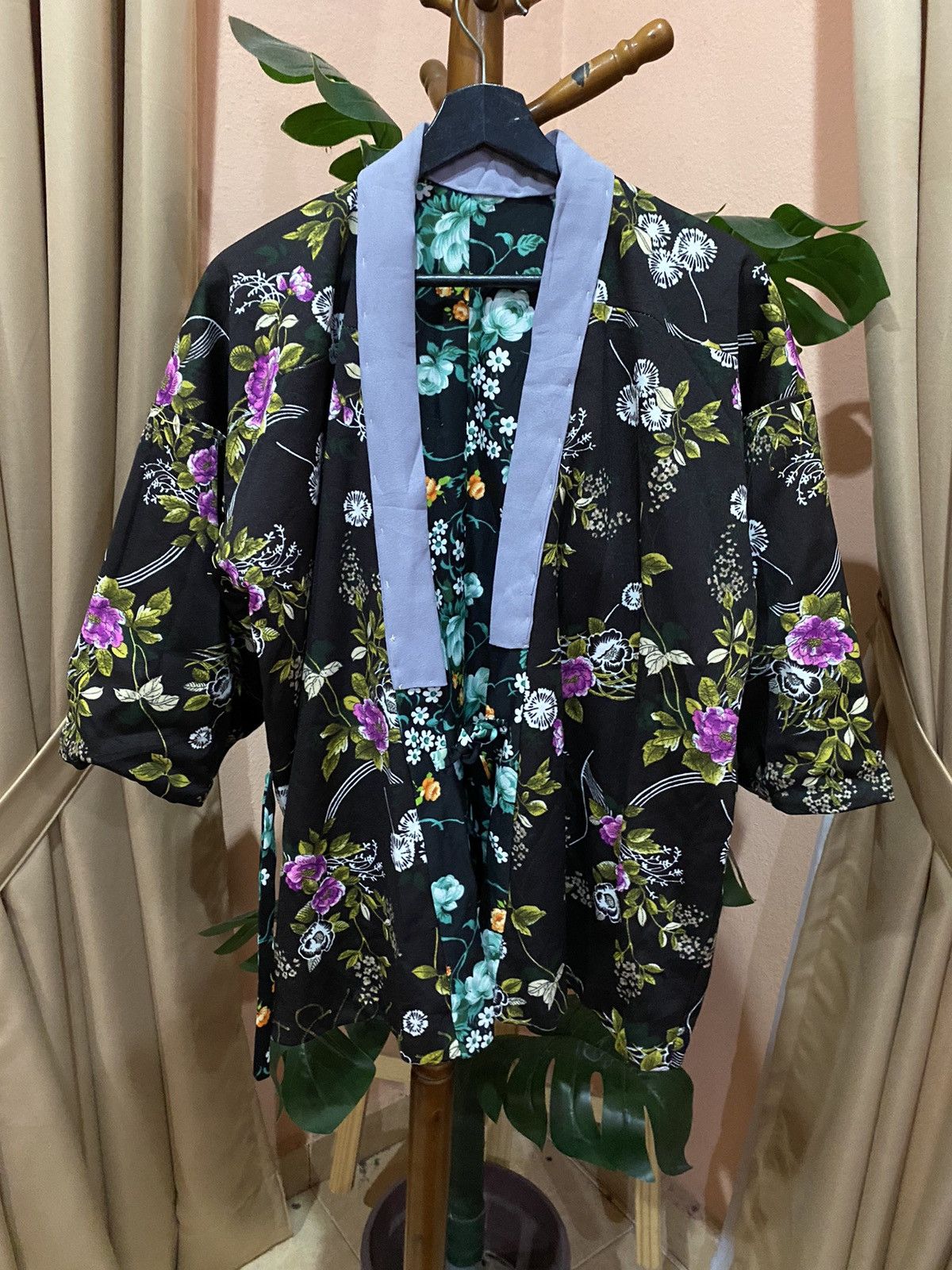 Japanese Brand Épurér Tokyo Floral Kimono Jacket Multicolor Unisex Size L / US 10 / IT 46 - 8 Thumbnail