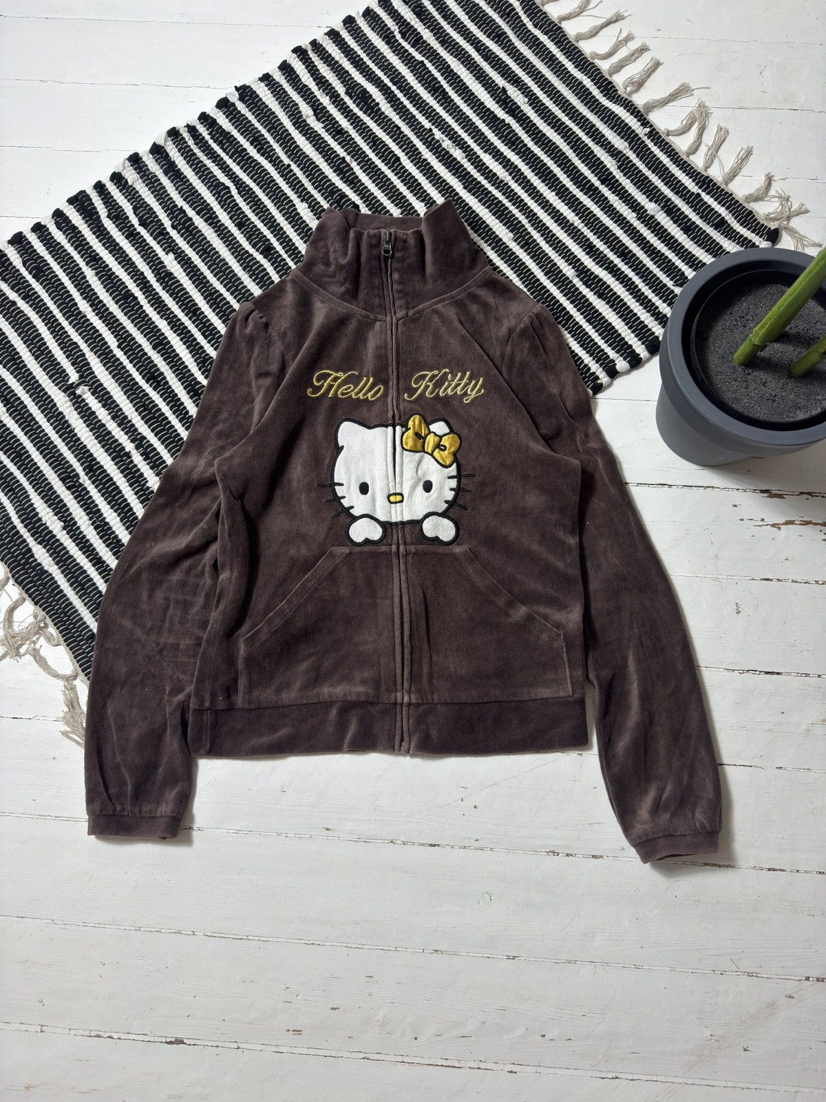 Cartoon Network VINTAGE VELOUR 2000s HELO KITTY TRACKSUIT Size S / US 4 / IT 40 - 2 Thumbnail