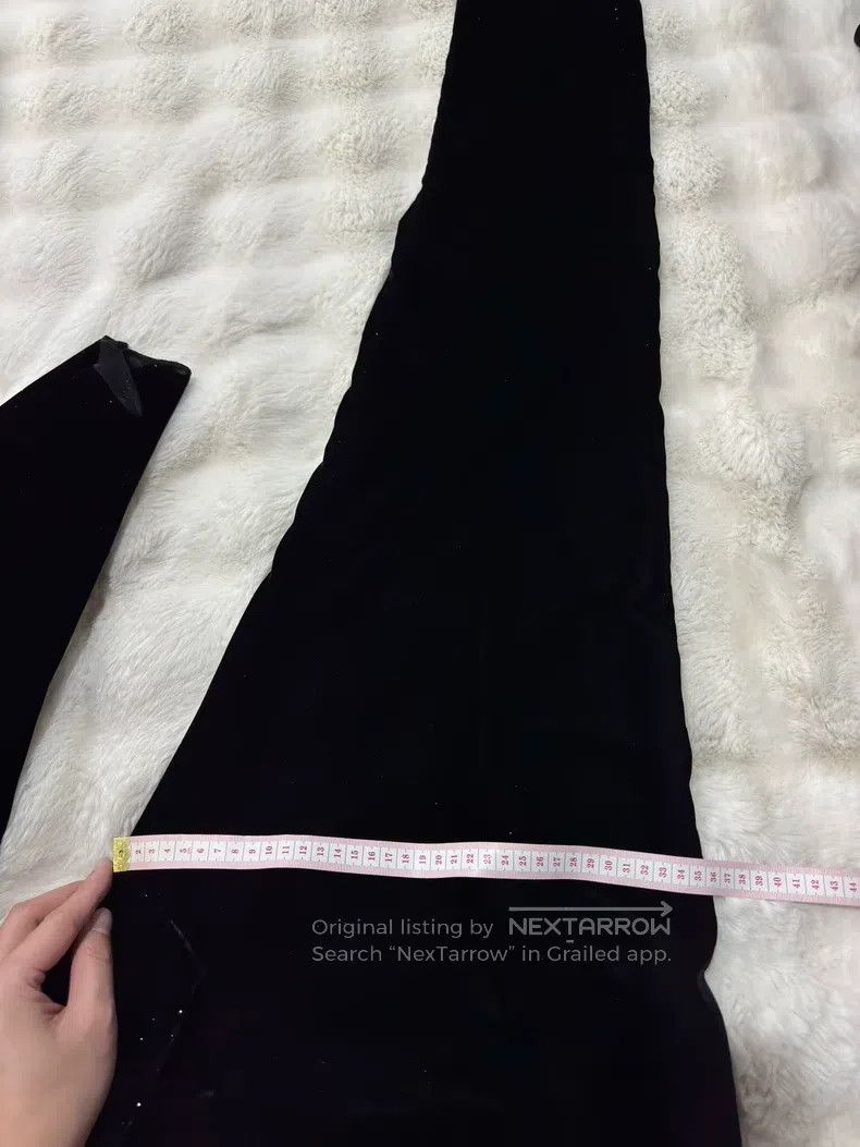 Saint Laurent Paris Saint Laurent Paris Starry Galaxy Velvet Trousers Size US 34 / EU 50 - 7 Thumbnail