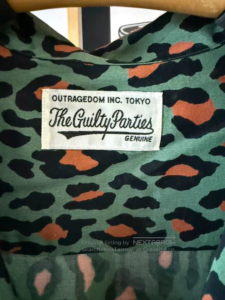 Wacko Maria Wacko Maria Green Leopard Shirt Size US XL / EU 56 / 4 - 3 Thumbnail