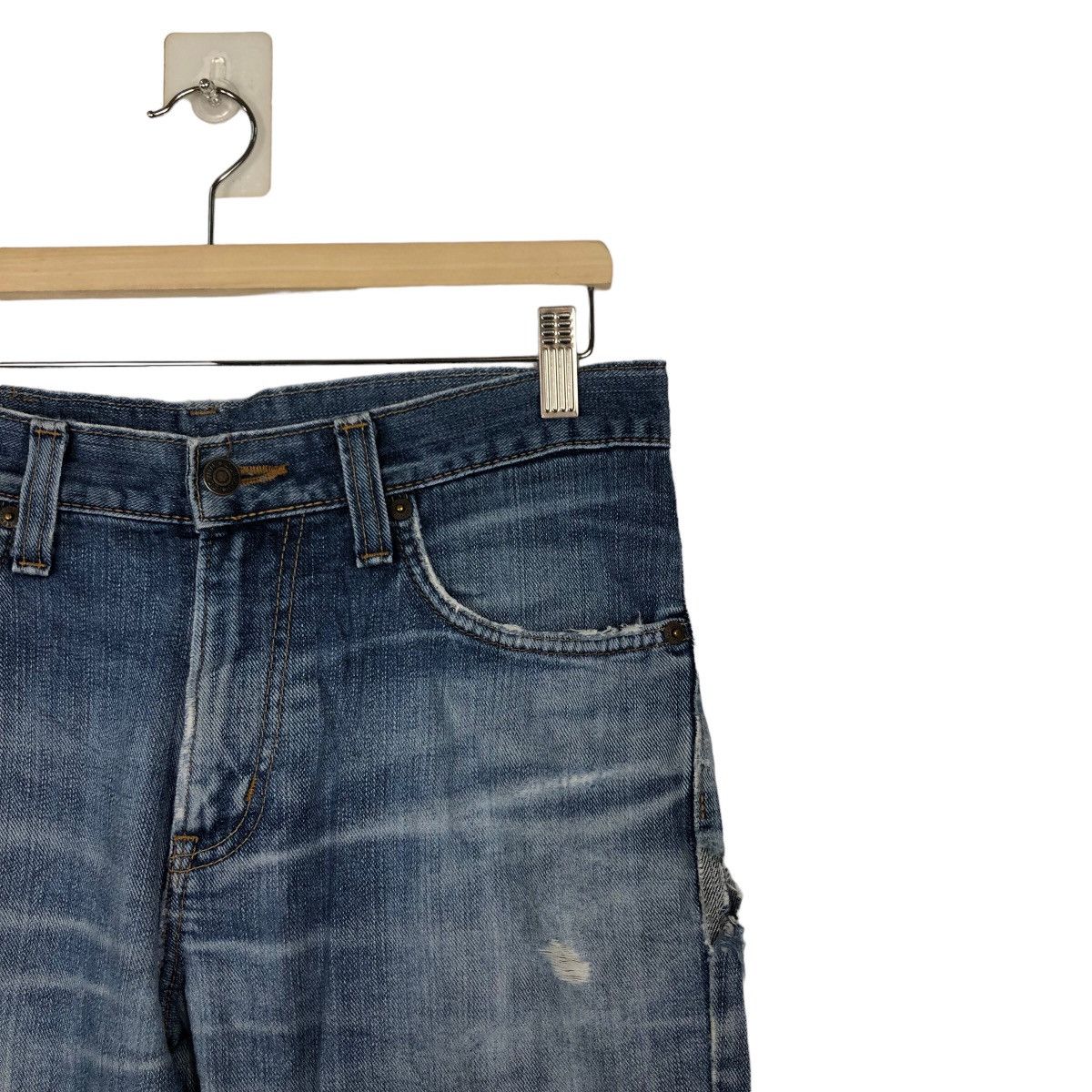 Japanese Brand 🔥90’s VINTAGE DENIM JEANS DISTRESSED DESIGN EDWIN JAPAN Size US 30 / EU 46 - 5 Thumbnail