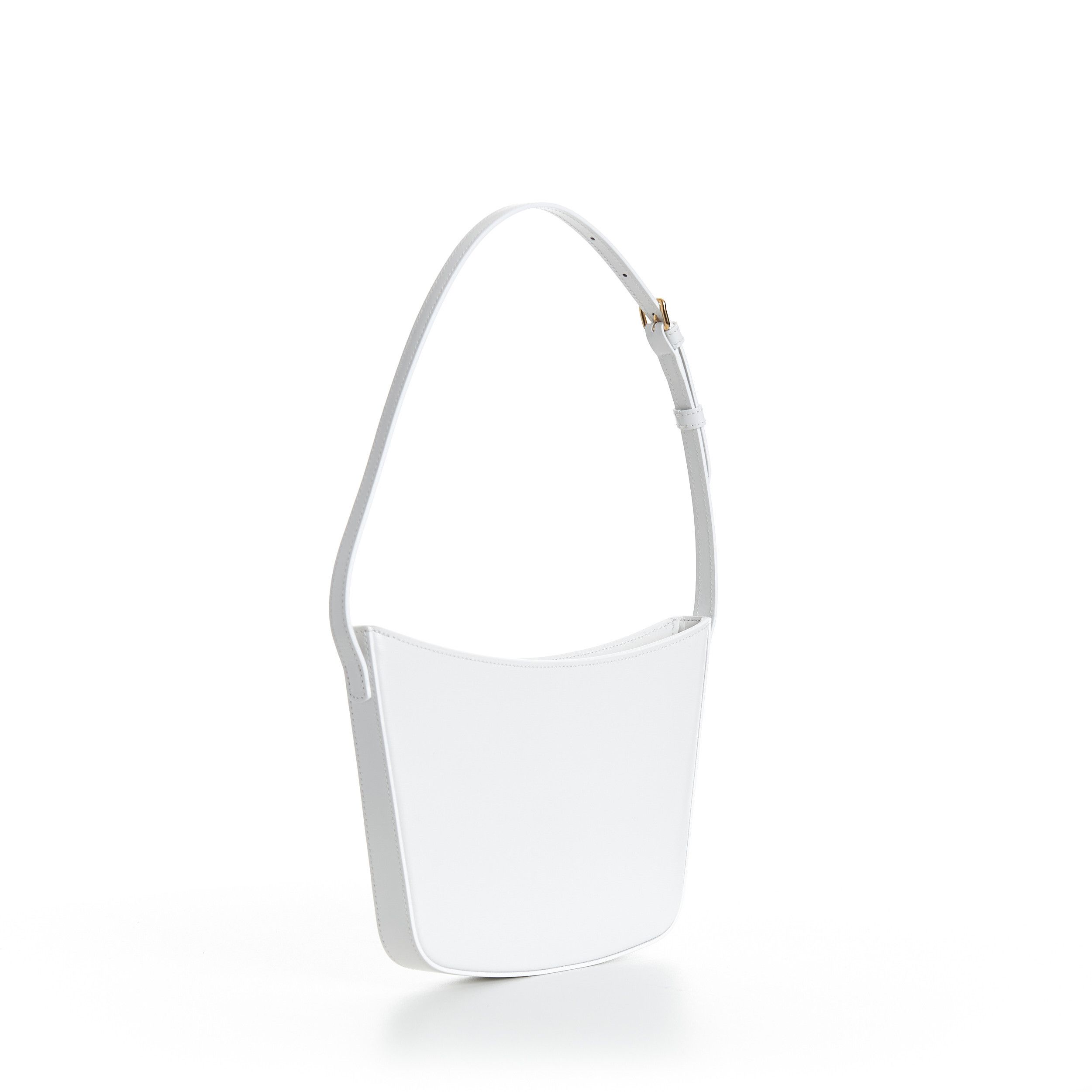 Celine Medium Celine Croque Bag - Arctic White Shiny Calfskin Size ONE SIZE - 4 Thumbnail