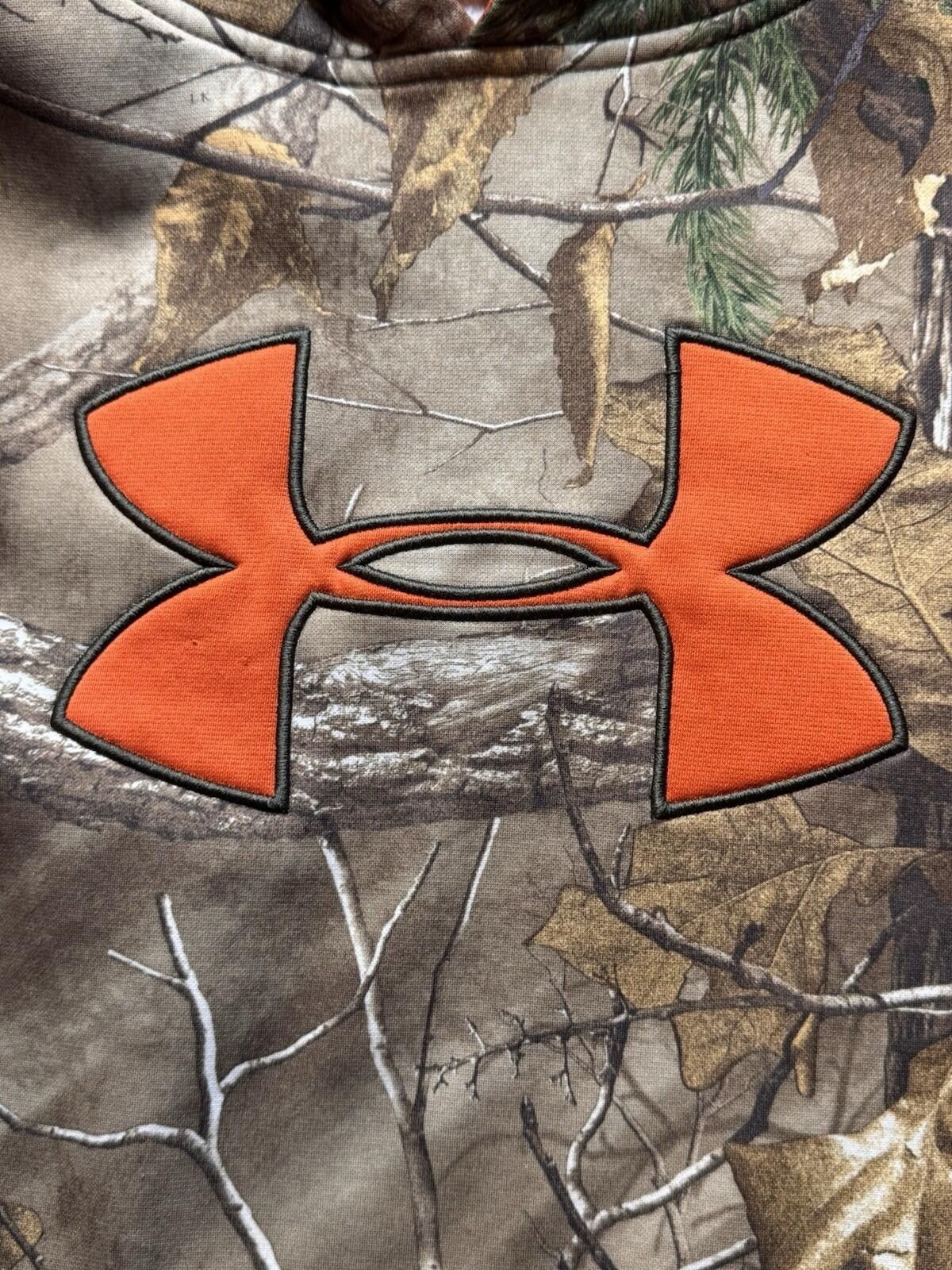 Under Armour Under Armour Hoodie YLG Camo Realtree Orange Logo 770 Size ONE SIZE - 4 Thumbnail