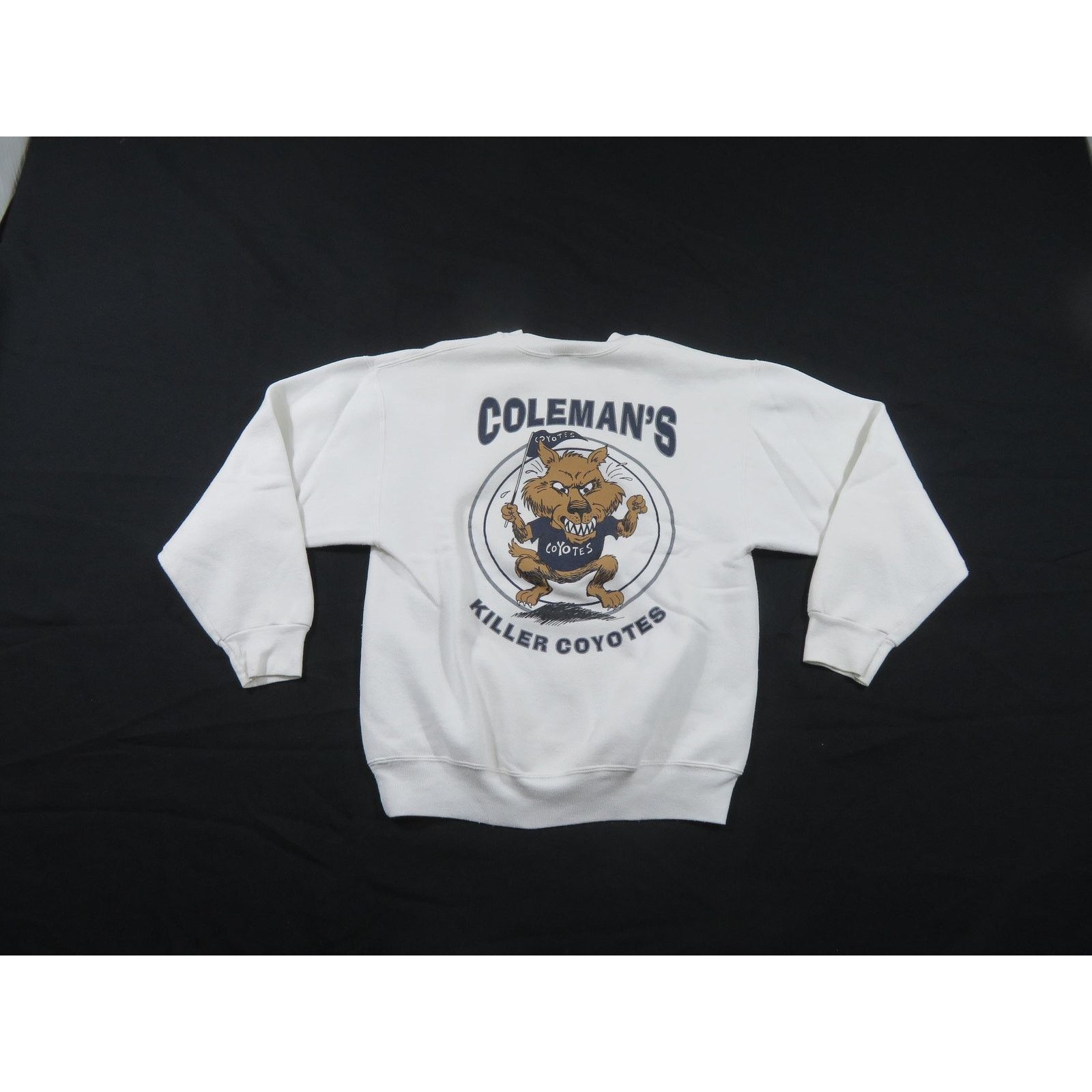 Other Coleman's Killer Coyotes Double White Sweatshirt Sz S 1990s Size US S / EU 44-46 / 1 - 1 Thumbnail