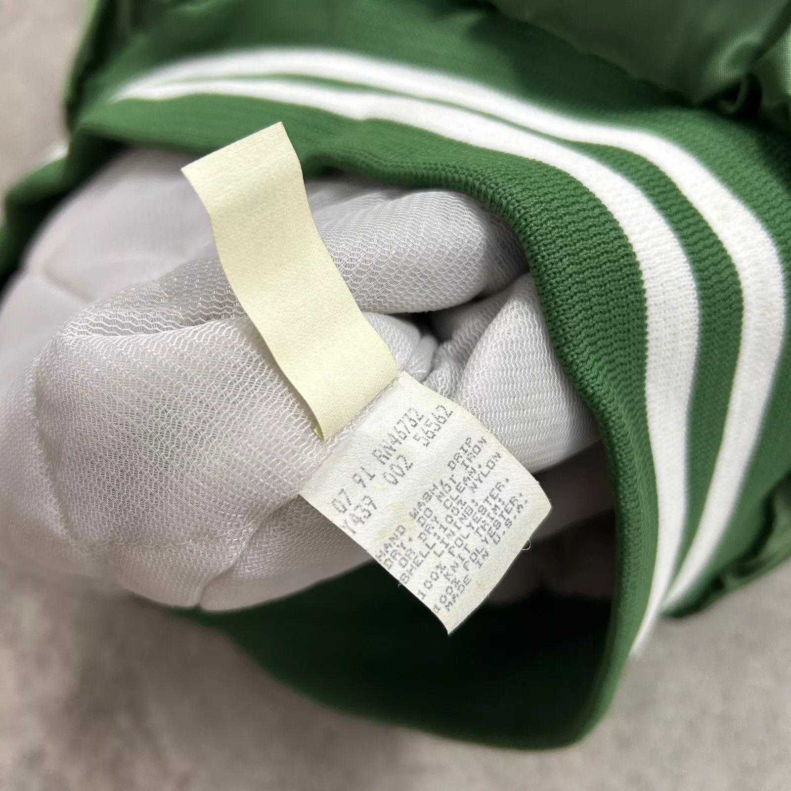 NBA × Vintage BOSTON CELTICS CHALK LINE SATIN BOMBER JACKET SPELL OUT Size US M / EU 48-50 / 2 - 6 Thumbnail