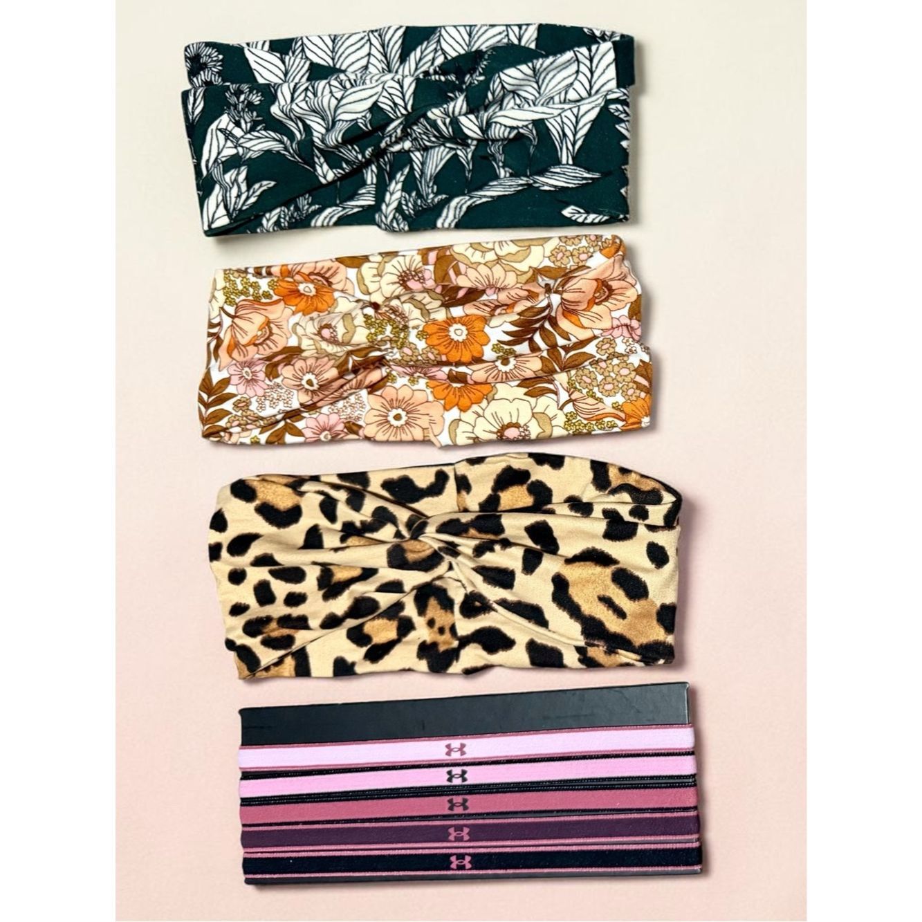Under Armour Assorted Women’s Headbands - Green, Floral, Spring Floral,L Size ONE SIZE - 1 Preview