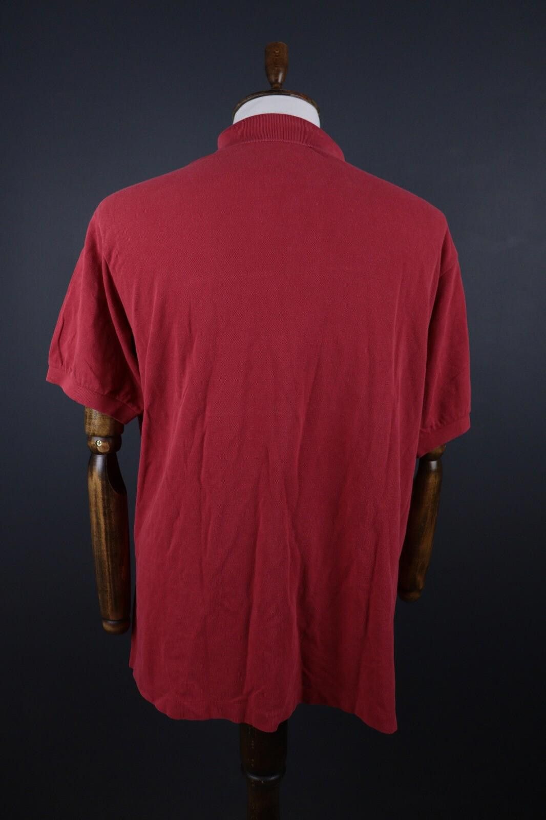 Lacoste Chemise Lacoste Red Summer Polo Shirt Size 8 / 3XL Size US XXL / EU 58 / 5 - 6 Thumbnail
