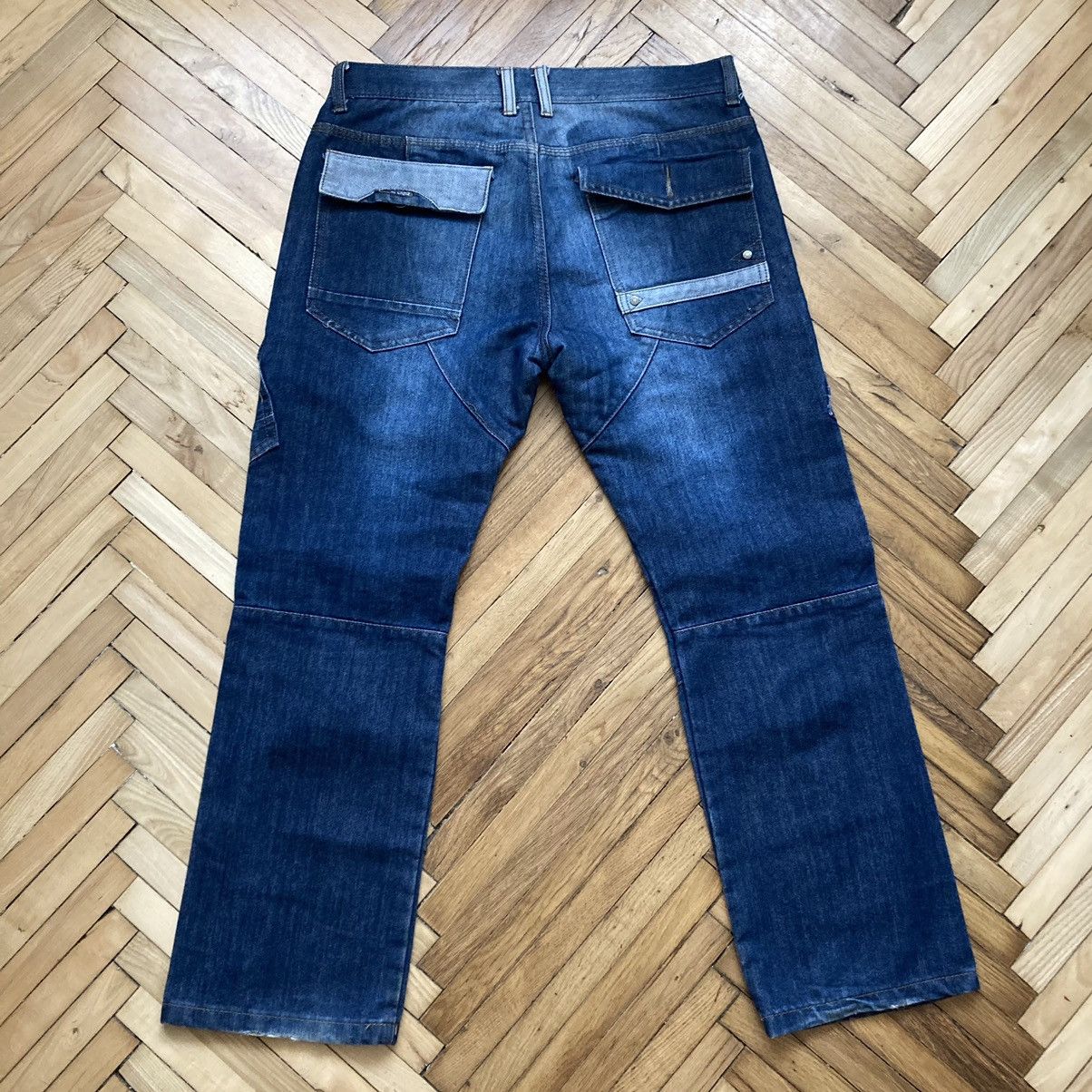 20471120 × Le Grande Bleu (L.G.B.) Vintage Balanciaga style cargo denim jeans Avant-Garde Size US 34 / EU 50 - 3 Thumbnail