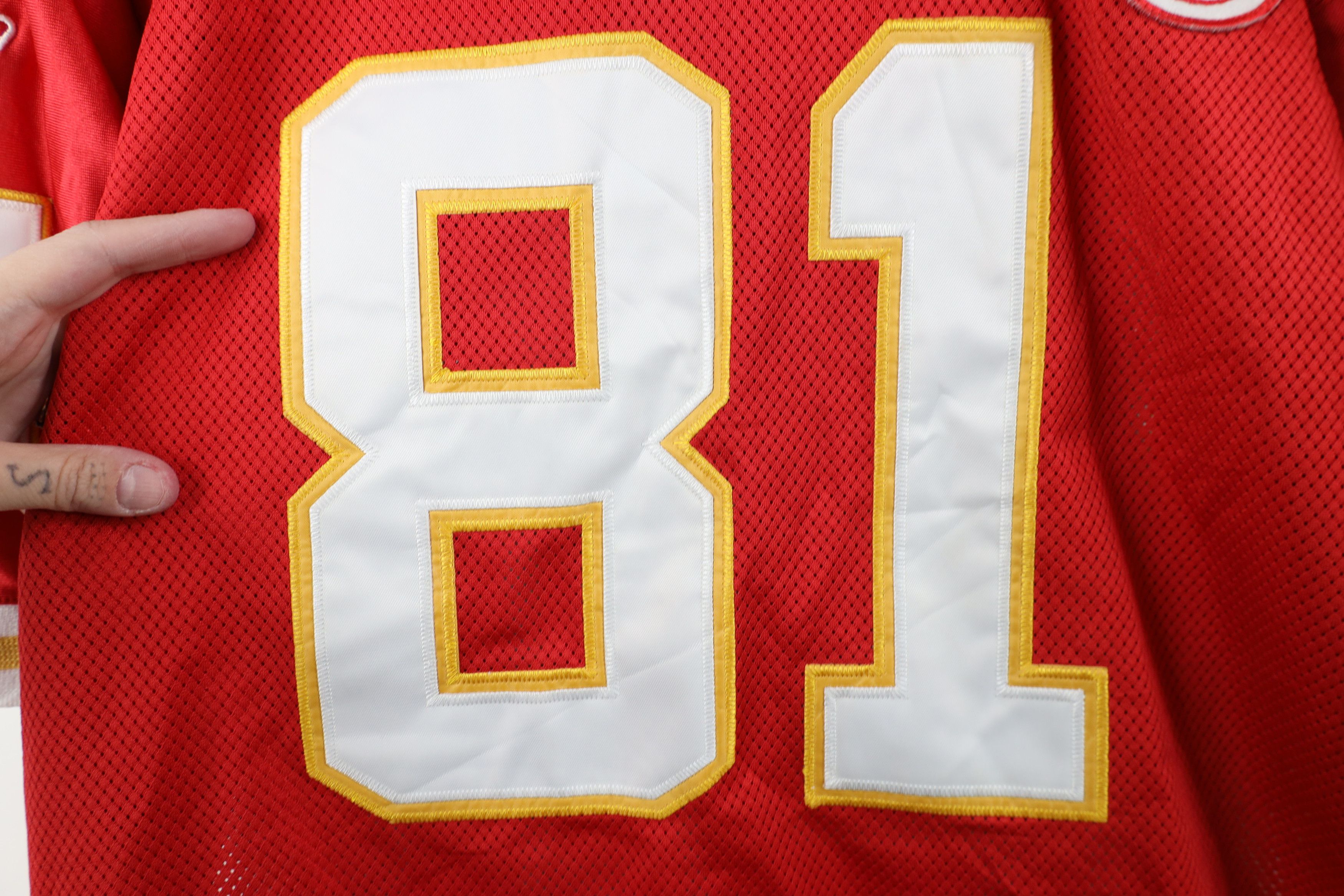 Reebok Reebok On Field Tony Moeaki Autographed Kansas City Jersey Size US XXL / EU 58 / 5 - 6 Thumbnail