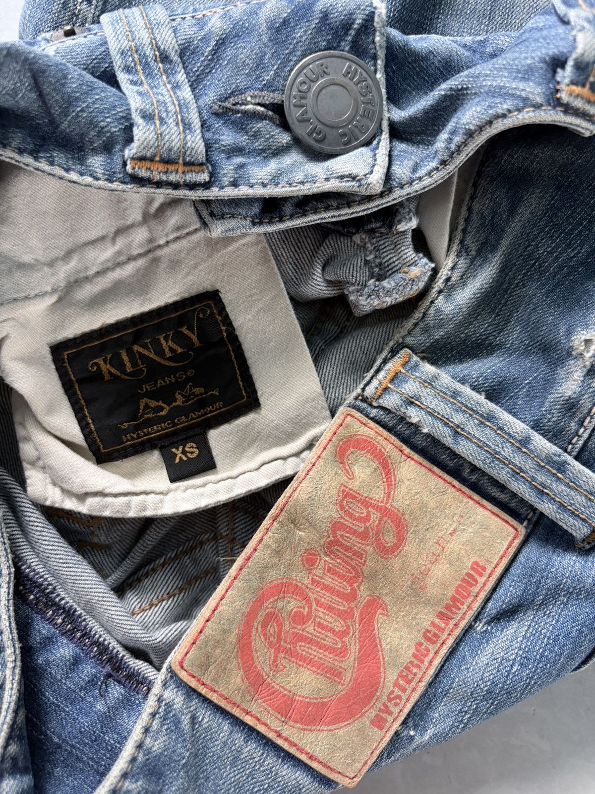 Hysteric Glamour Hysteric Glamour Kinky Flare denim pants Size 26" / US 2 / IT 38 - 12 Thumbnail