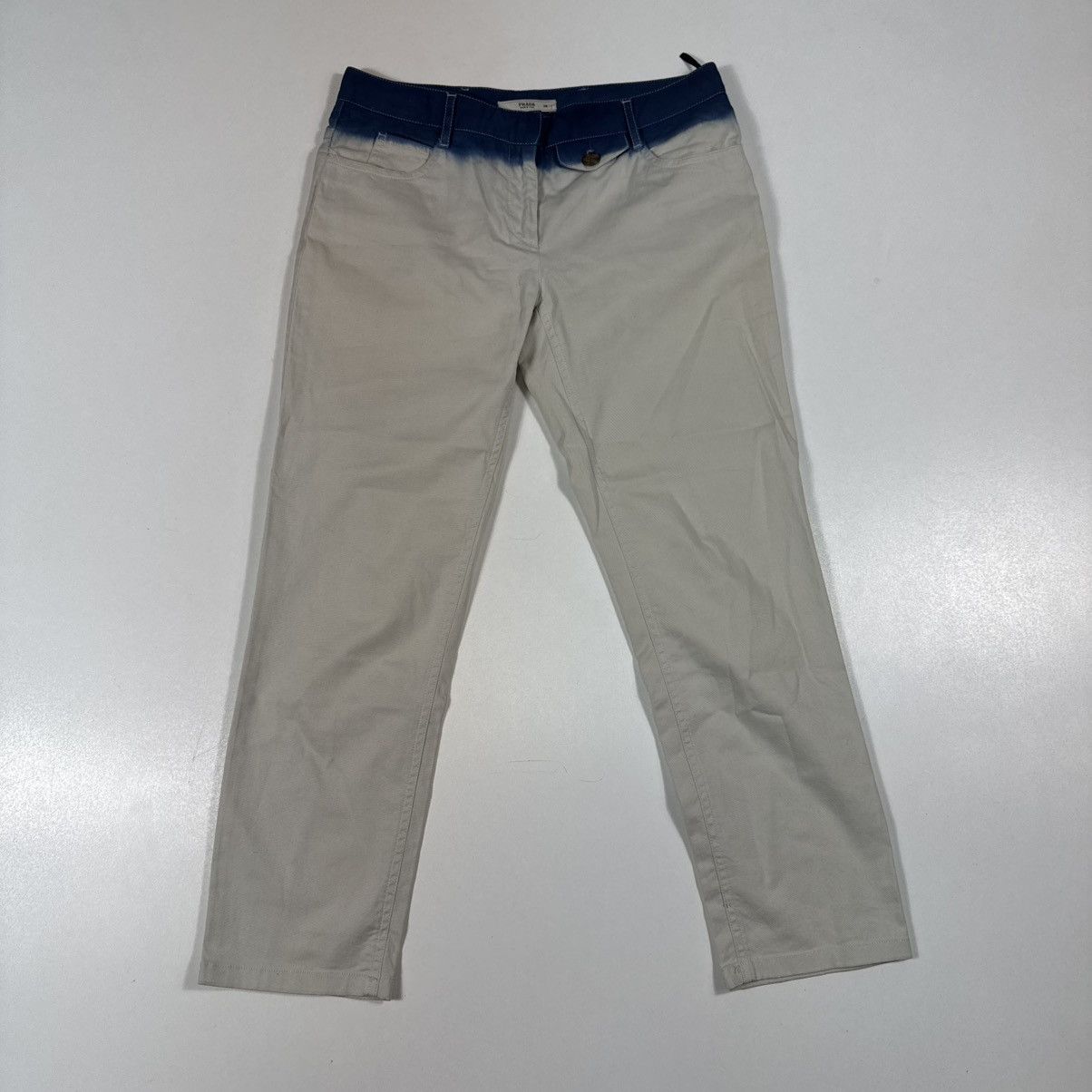 Prada vintage prada pants big logo rare Size 26" / US 2 / IT 38 - 1 Thumbnail