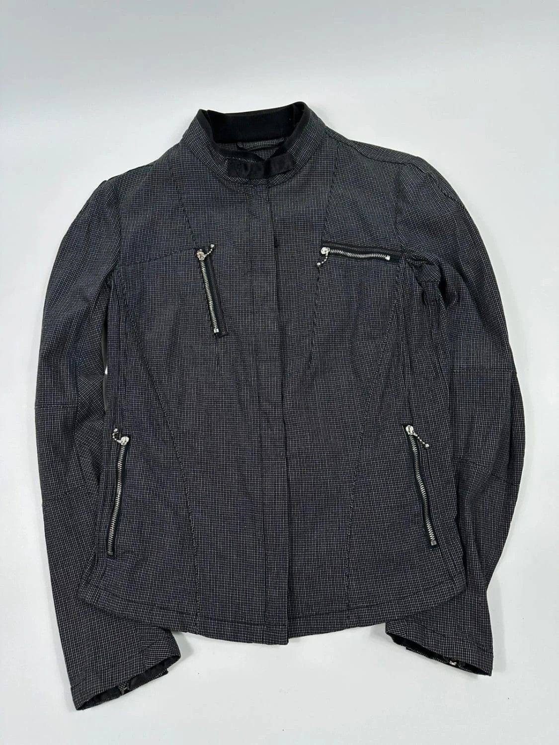 Marithe + Francois Girbaud Marithé + Francois Girbaud Fitted Jacket Pied de Poule Size M / US 6-8 / IT 42-44 - 4 Thumbnail
