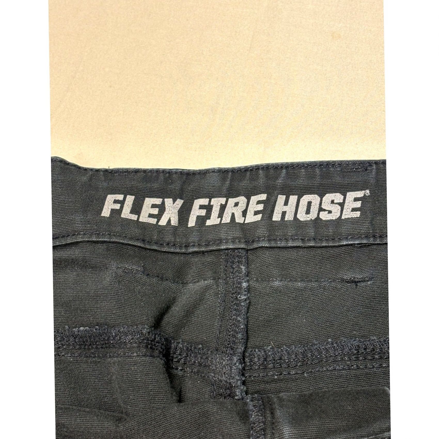 Duluth Trading Company Duluth Trading Co Flex Fire Hose Work Pants Black 48x30 Mens Size US 32 / EU 48 - 4 Thumbnail
